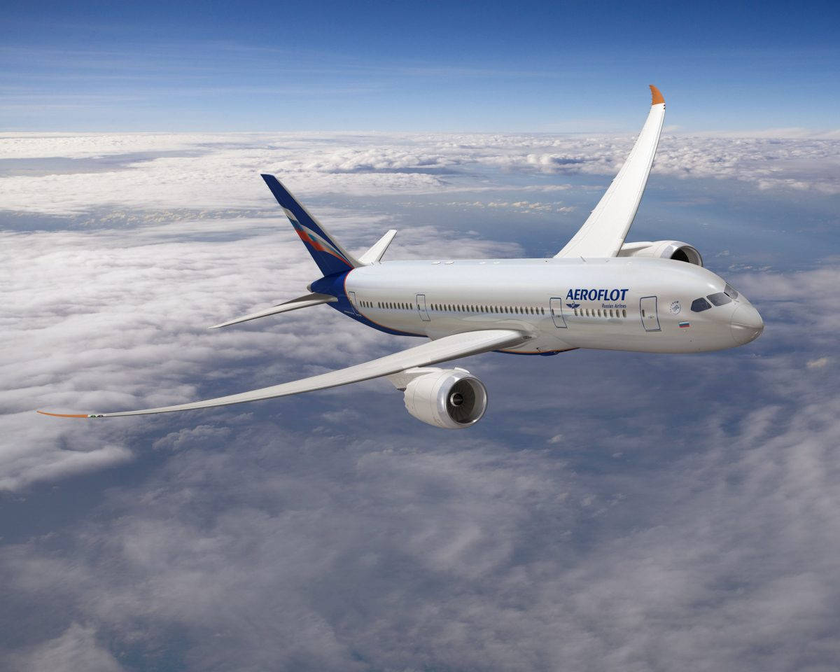 Flying Aeroflot Background