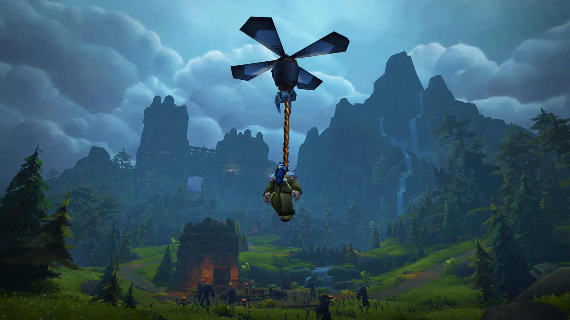 Flying Character Warcraft 2 Background