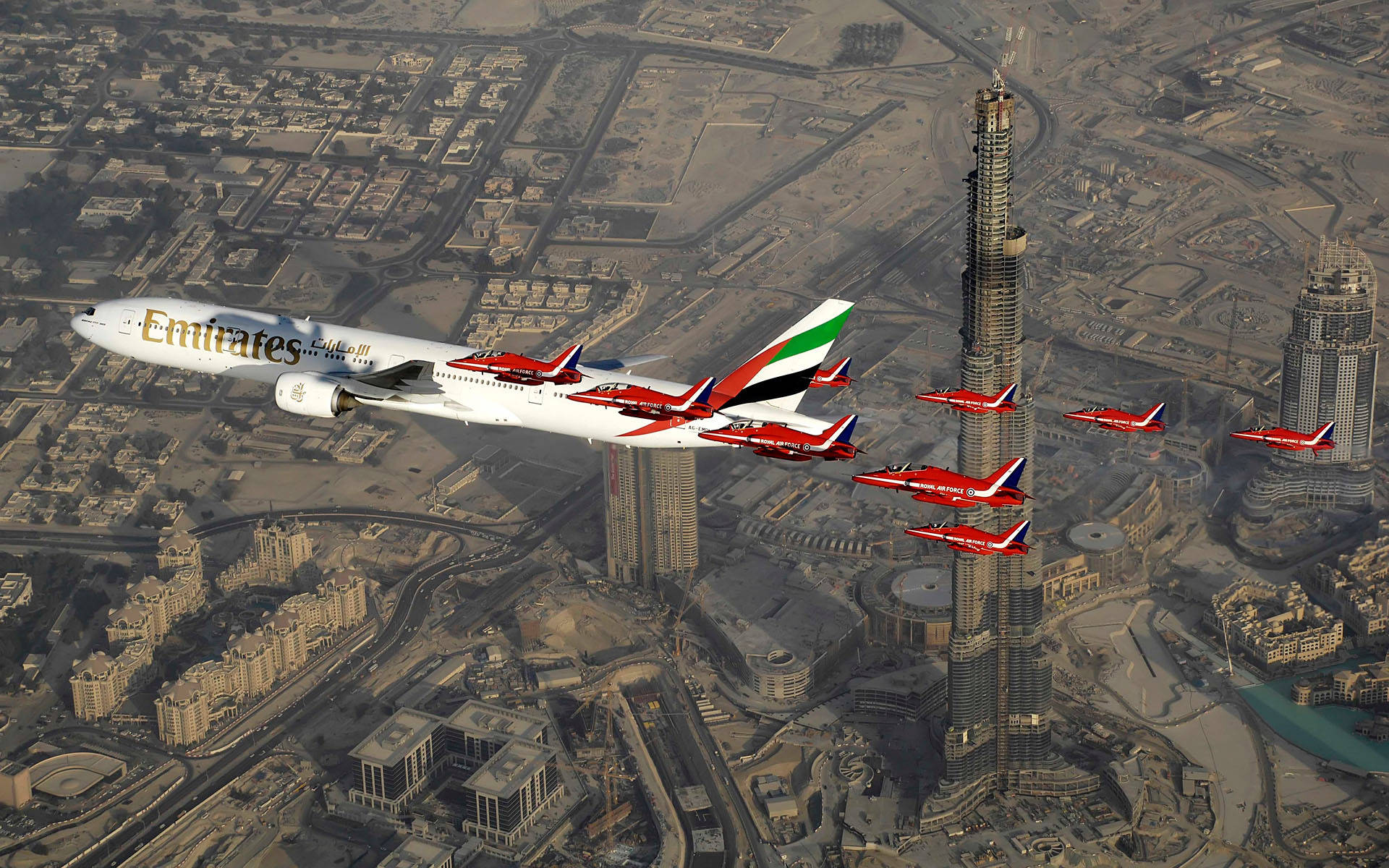 Flying Emirates Hd Plane Background