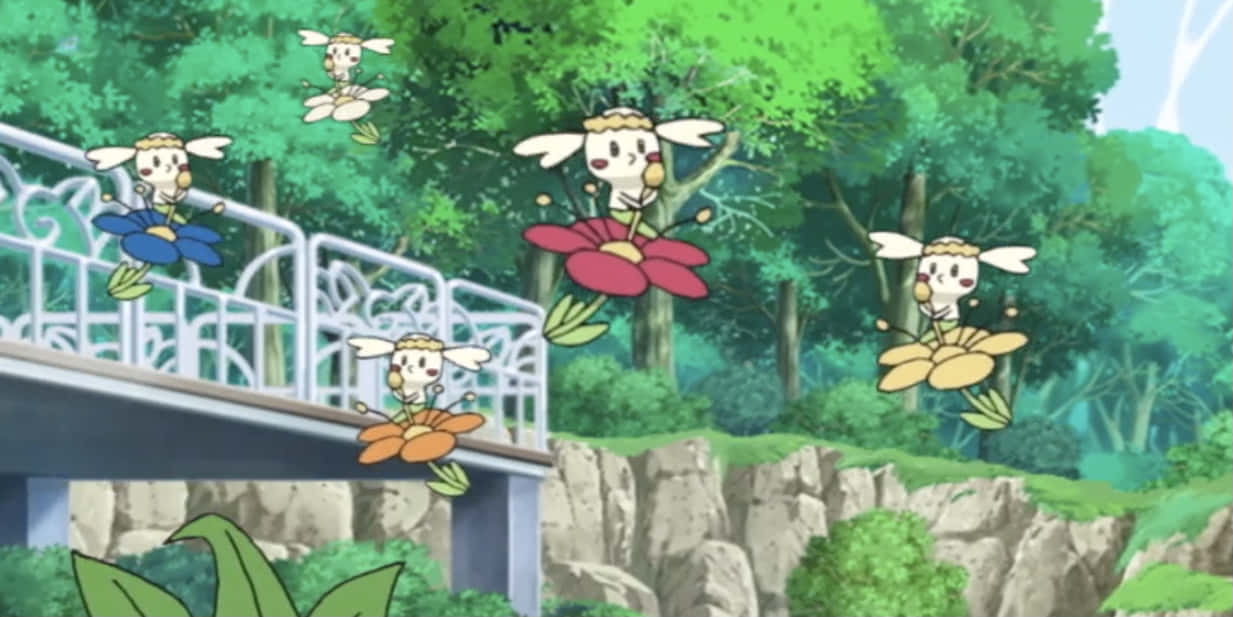 Flying Flabébé Background