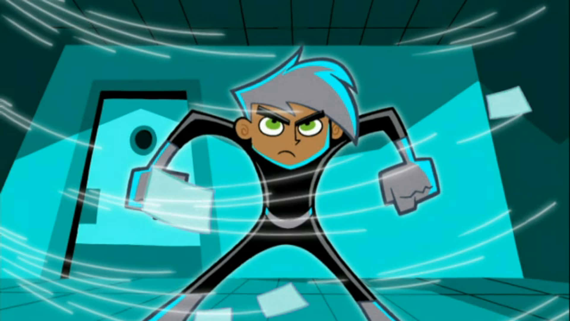 Flying Papers Danny Phantom Pfp Background
