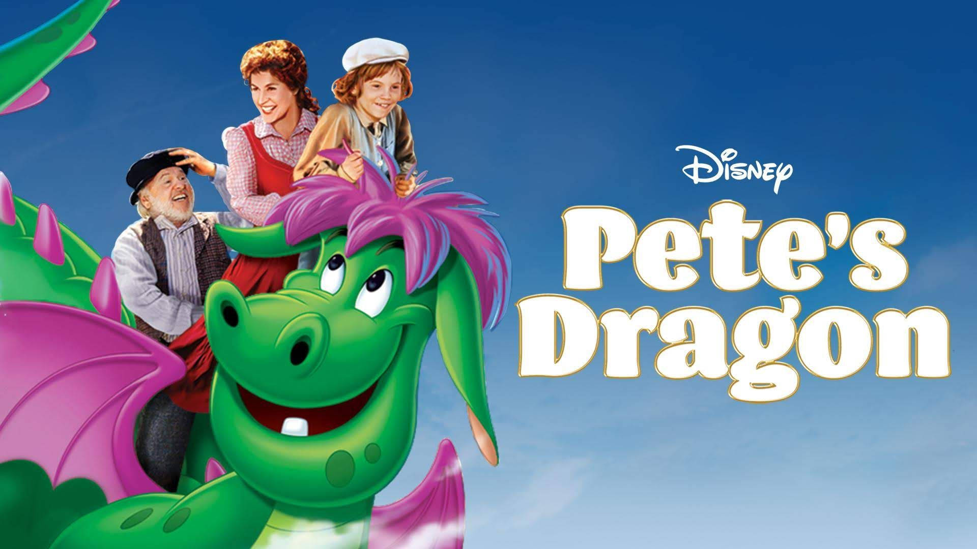 Flying Pete's Dragon And Friends Background