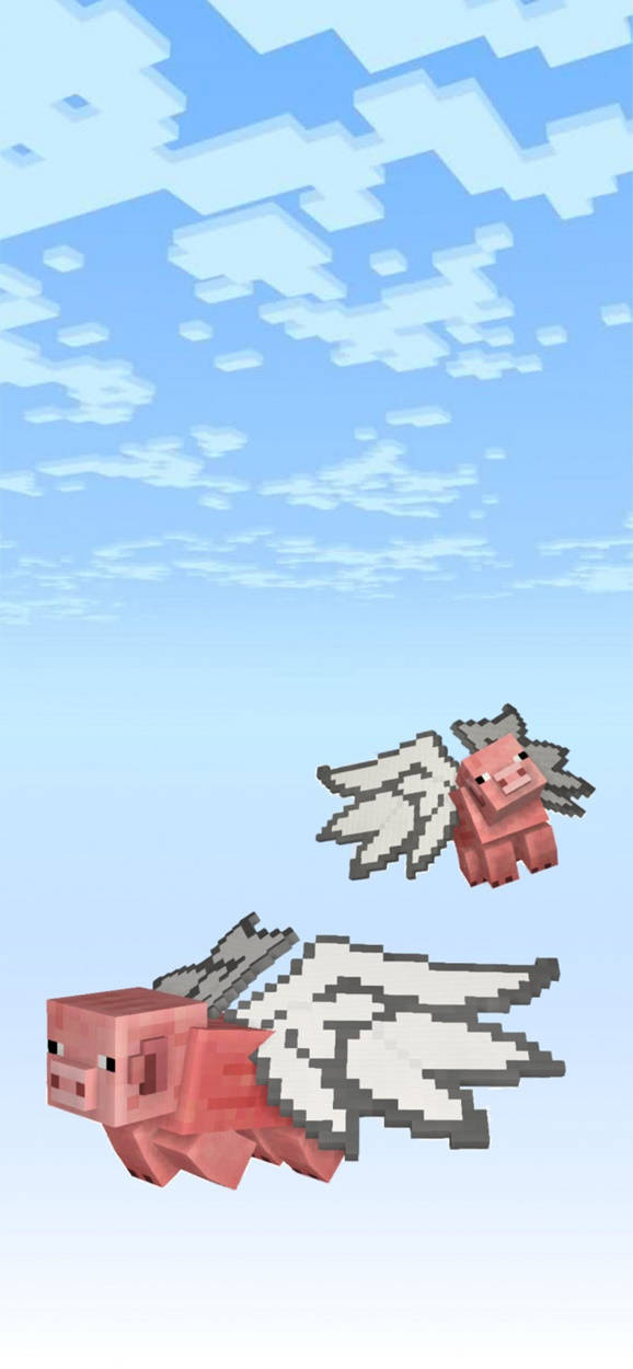 Flying Pig Mobs Minecraft Iphone