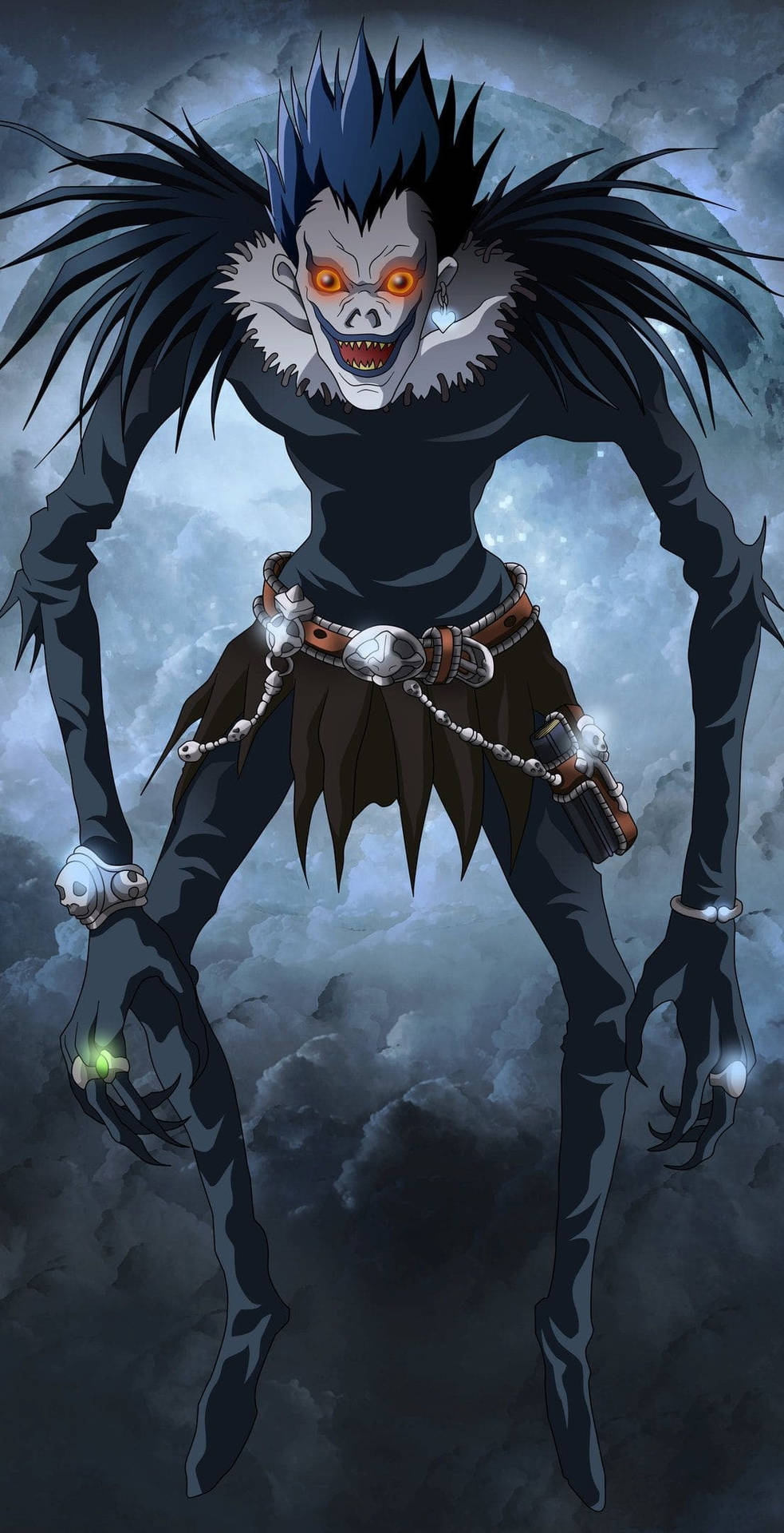 Flying Shinigami Death Note Iphone Background