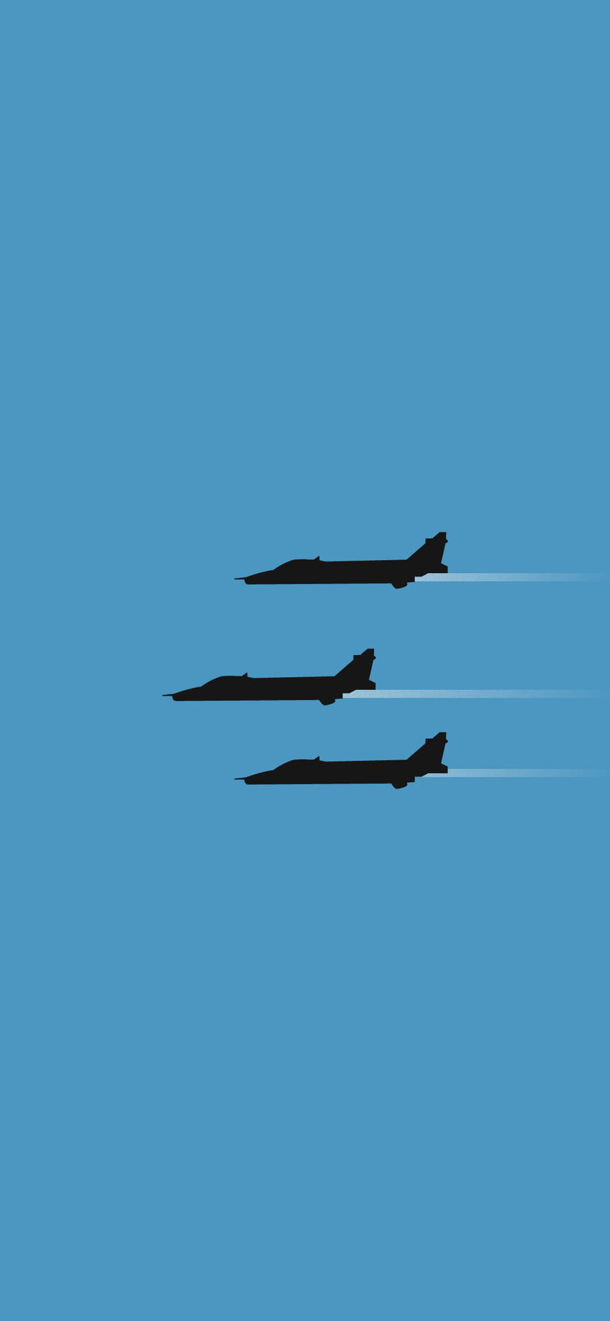 Flying Three Jet Iphone Background