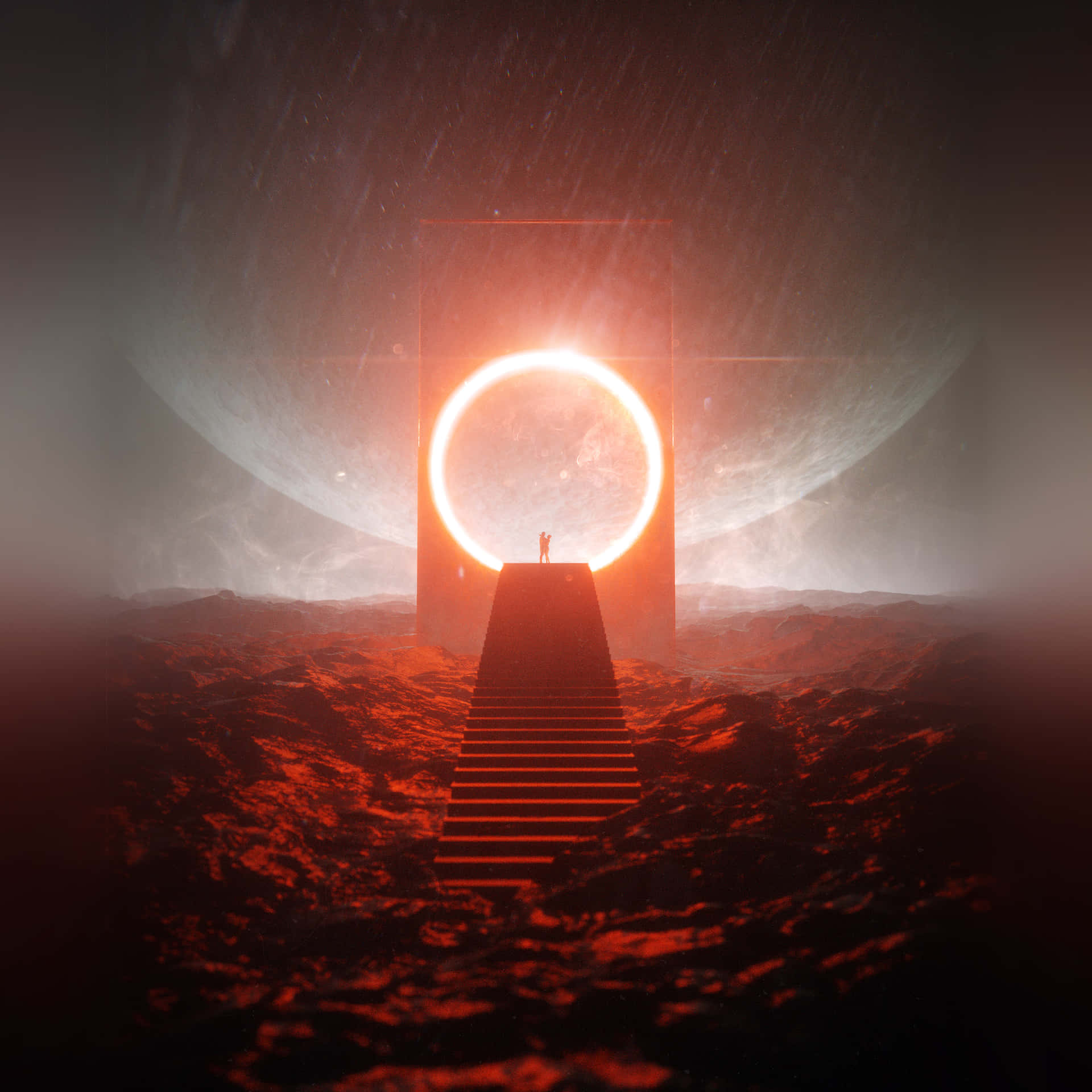 Flying Through A Mesmerizing And Never-ending Fantasy Space