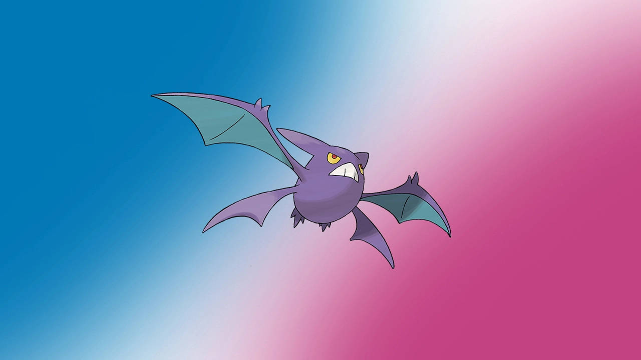 Flying Type Pokemon Crobat Background