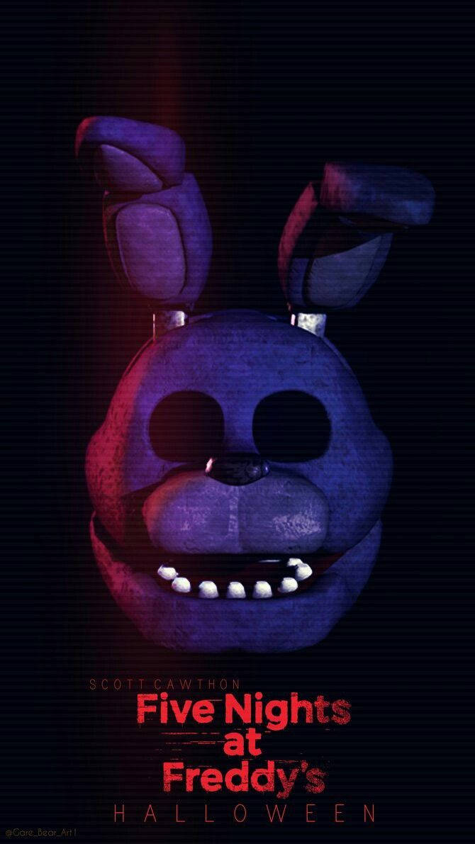 Fnaf Creepy Halloween Bonnie Background