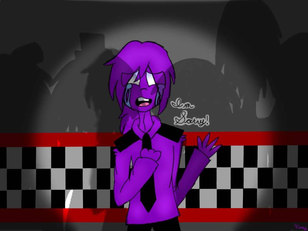 Fnaf Purple Guy Crying Background