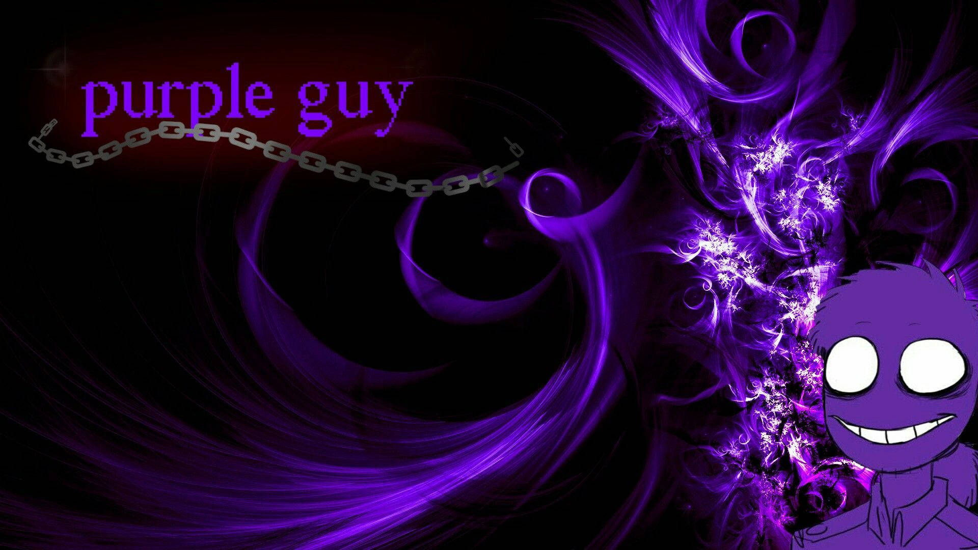 Fnaf Purple Guy Splash Art Background