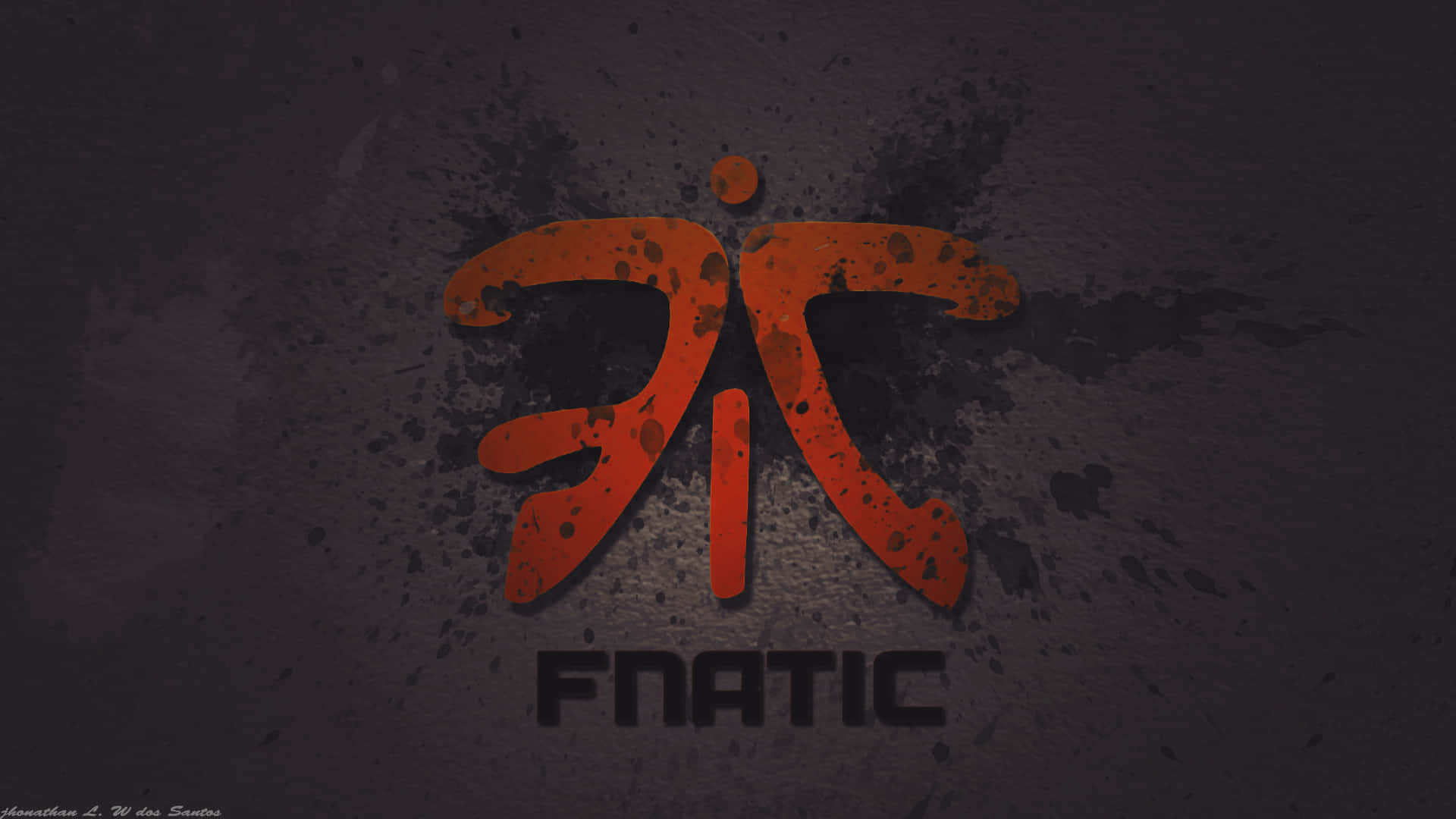 Fnatic Logo Dark Background Background