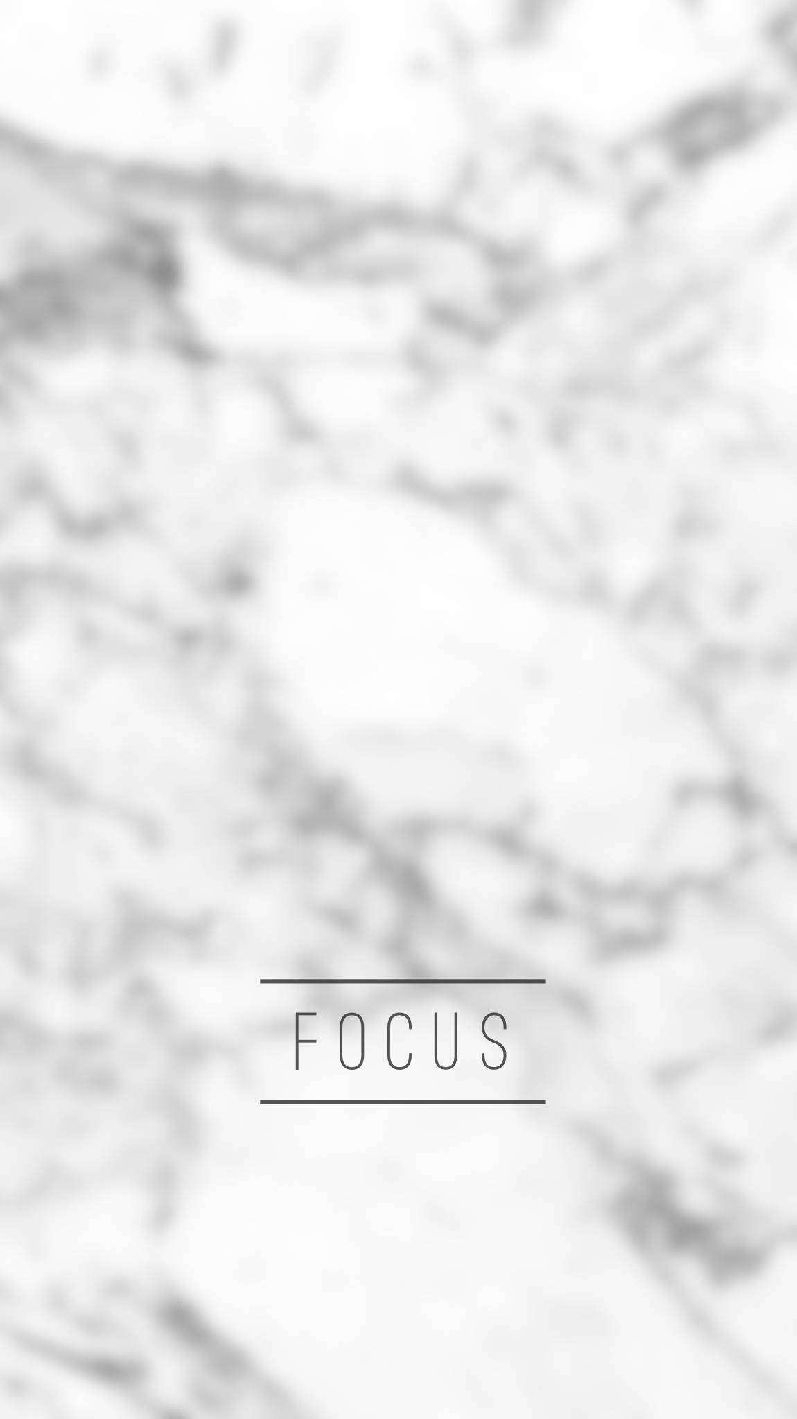 Focus Black White Marble Iphone