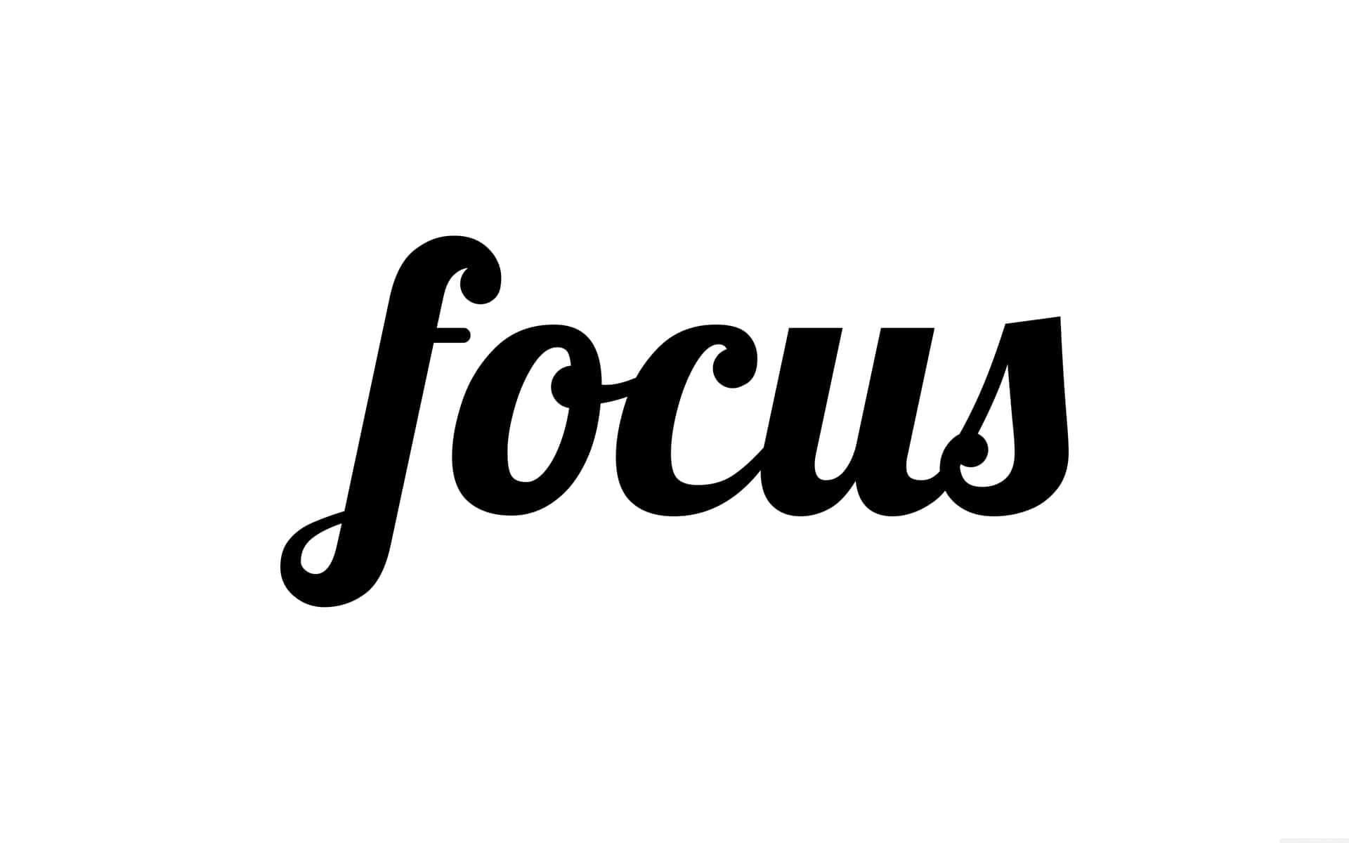 Focused Cursive Background