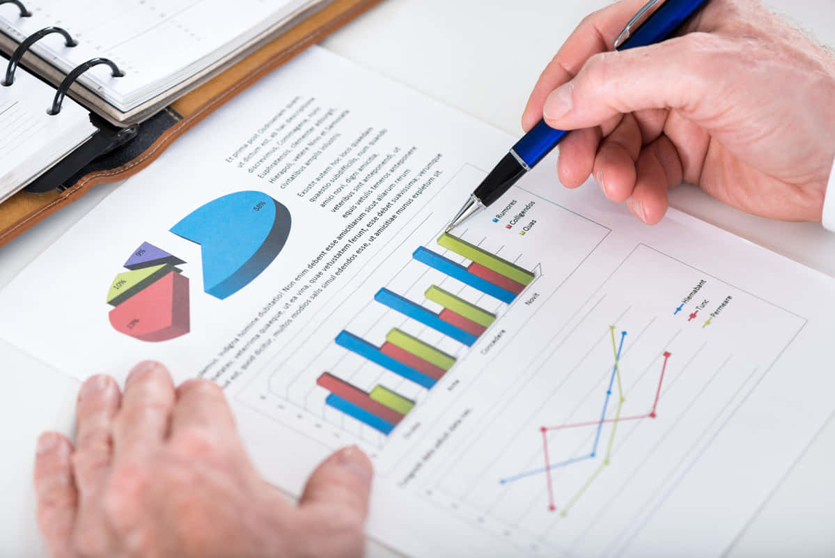 Focused View Of Culpable Data Concept Background