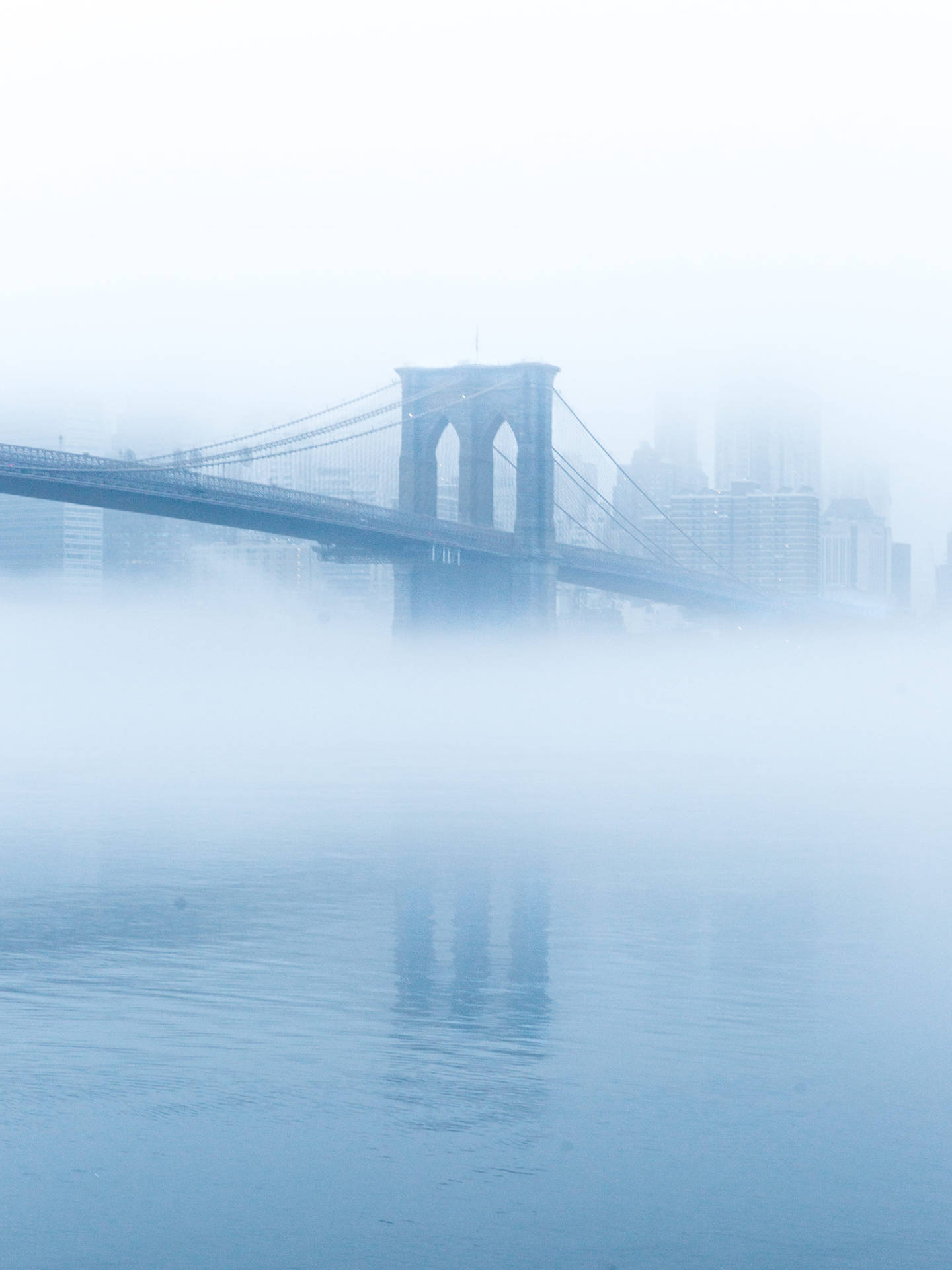 Fog On The Brooklyn Bridge