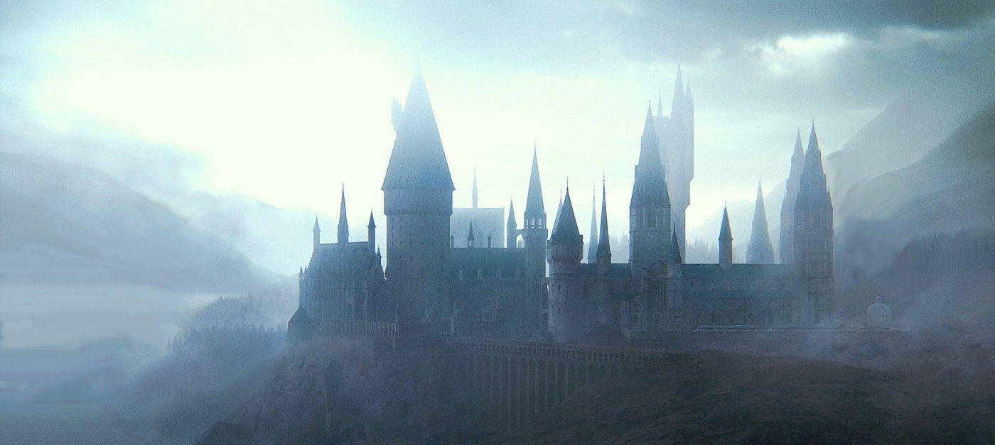 Foggy Hogwarts Harry Potter Ipad Background