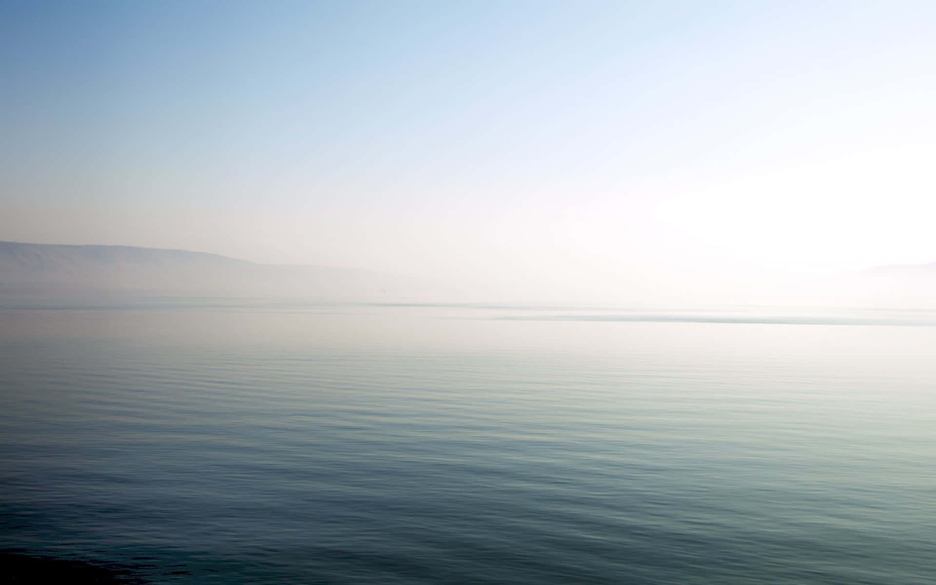 Foggy Ocean Natural Background