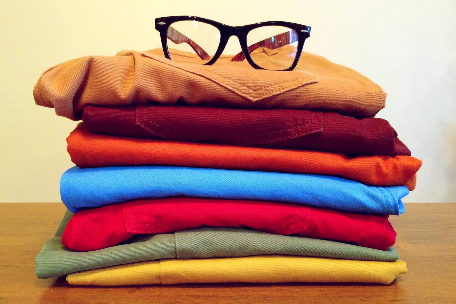 Folded Stack Of Clothes