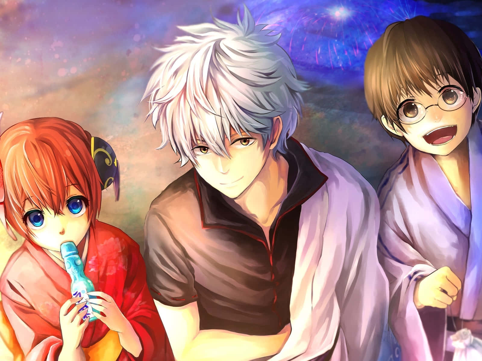 Follow Gintama On An Epic Journey Through An Alternate Edo Period! Background
