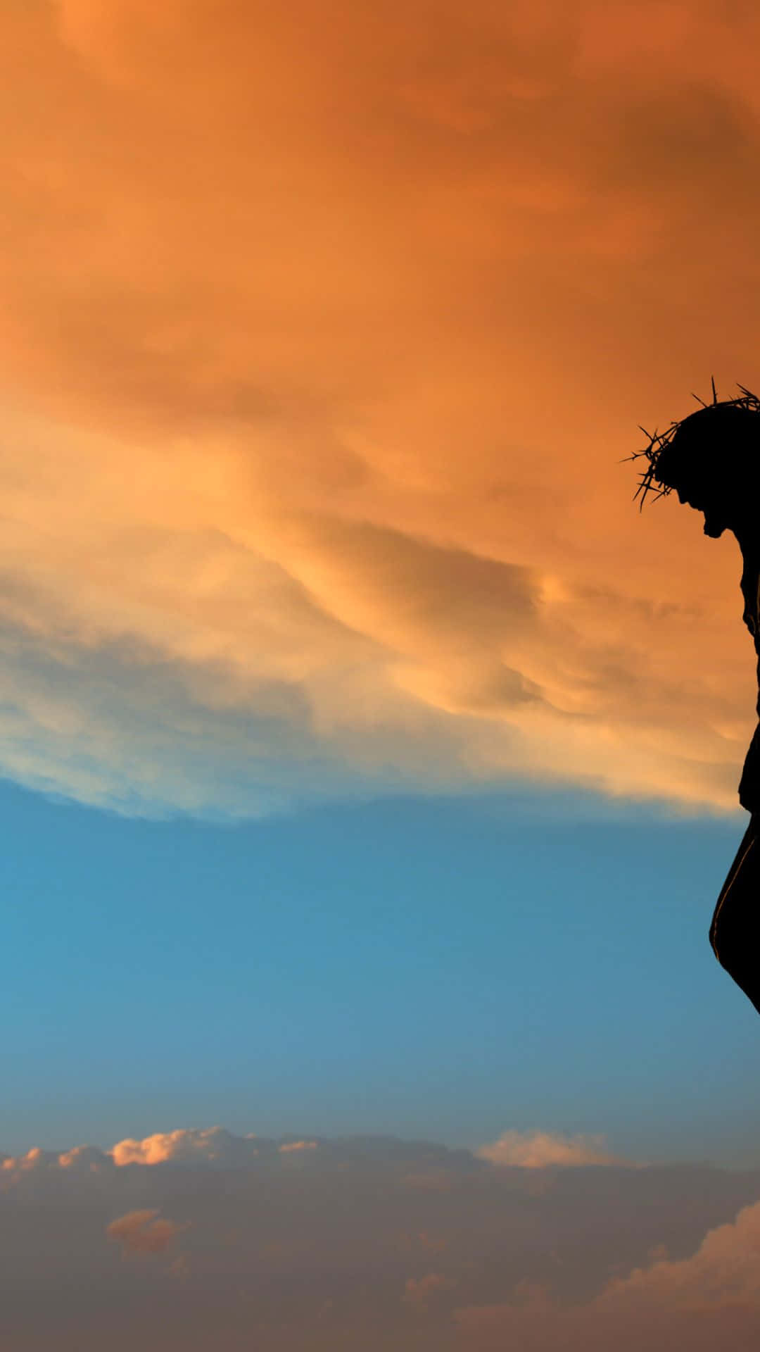 Follow Jesus Christ With A Reminder On Your Iphone Background