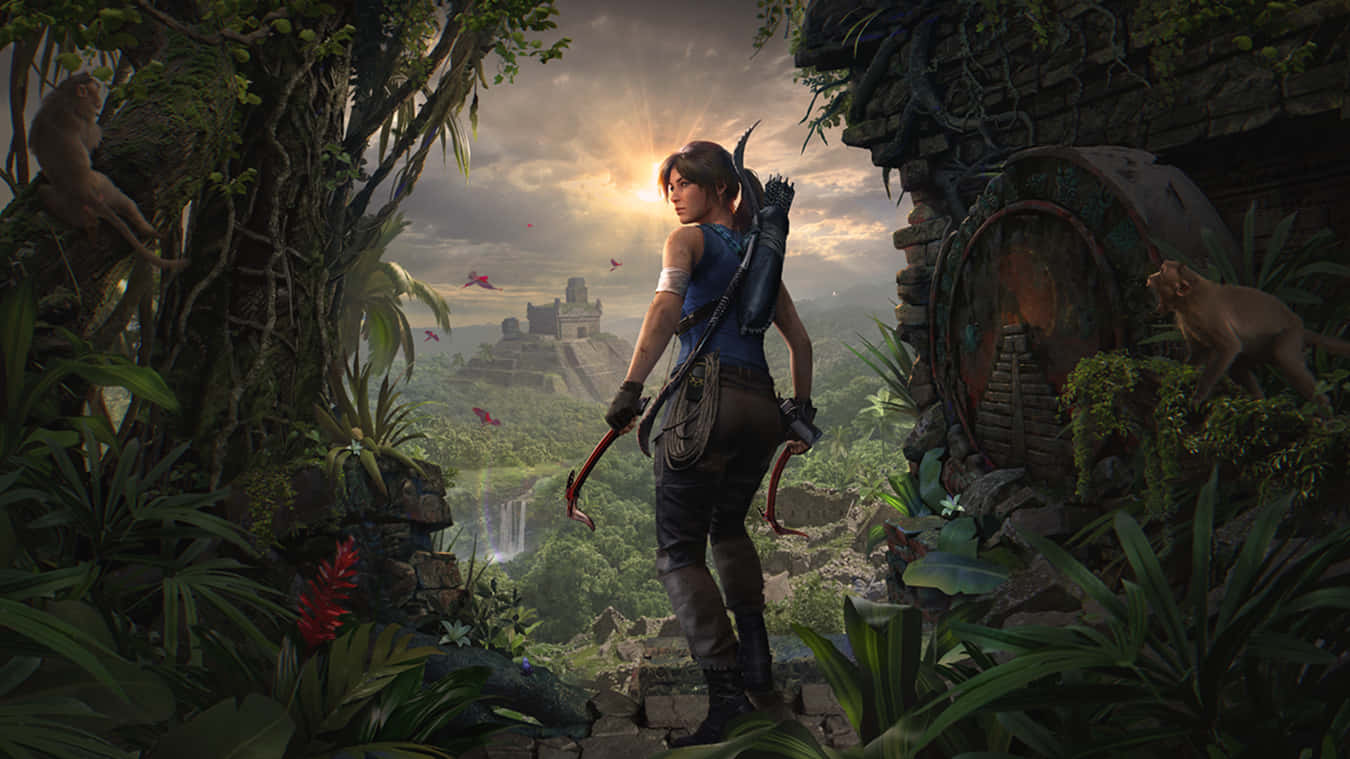 Follow Lara Croft As She Embarks On Her Most Daring And Dangerous Journey Yet In Shadow Of The Tomb Raider Hd Background
