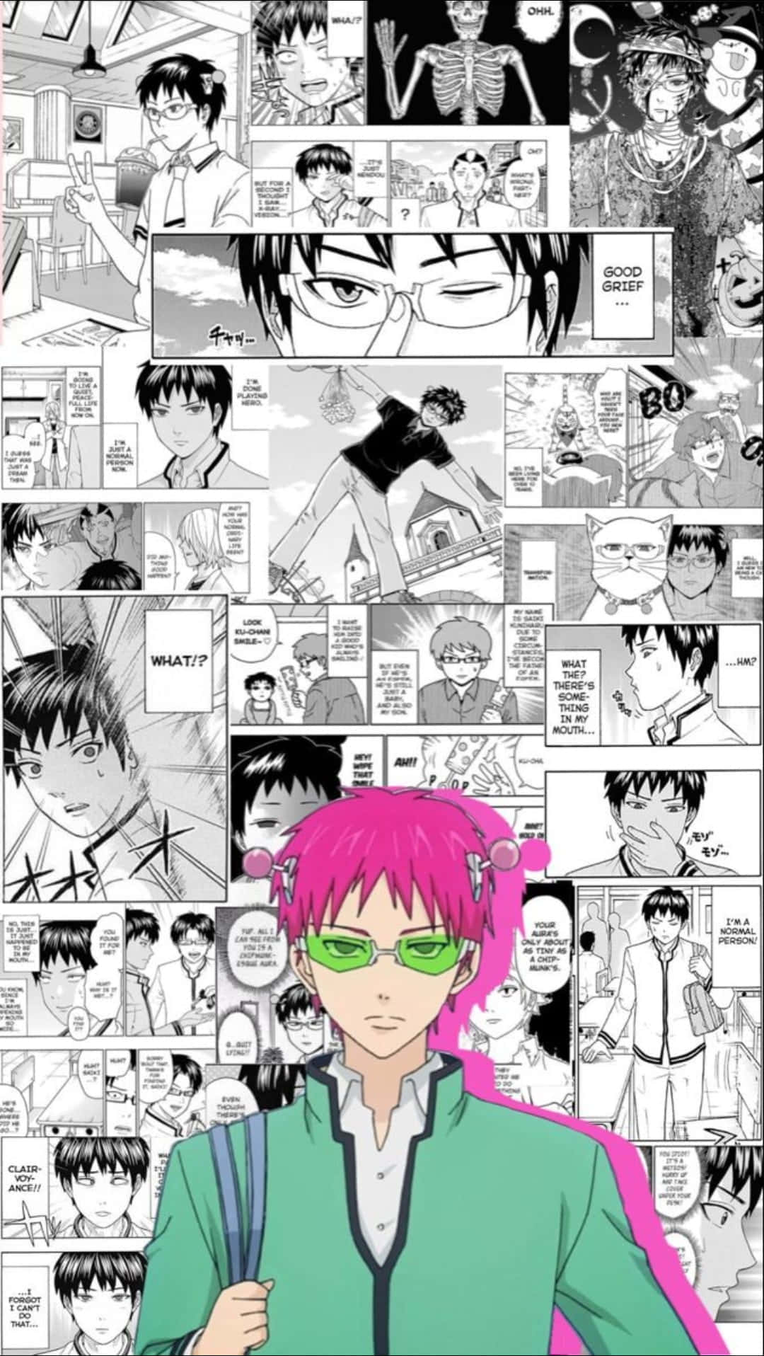 Follow Saiki & Friends As They Embark On Their Quirky Adventure Background