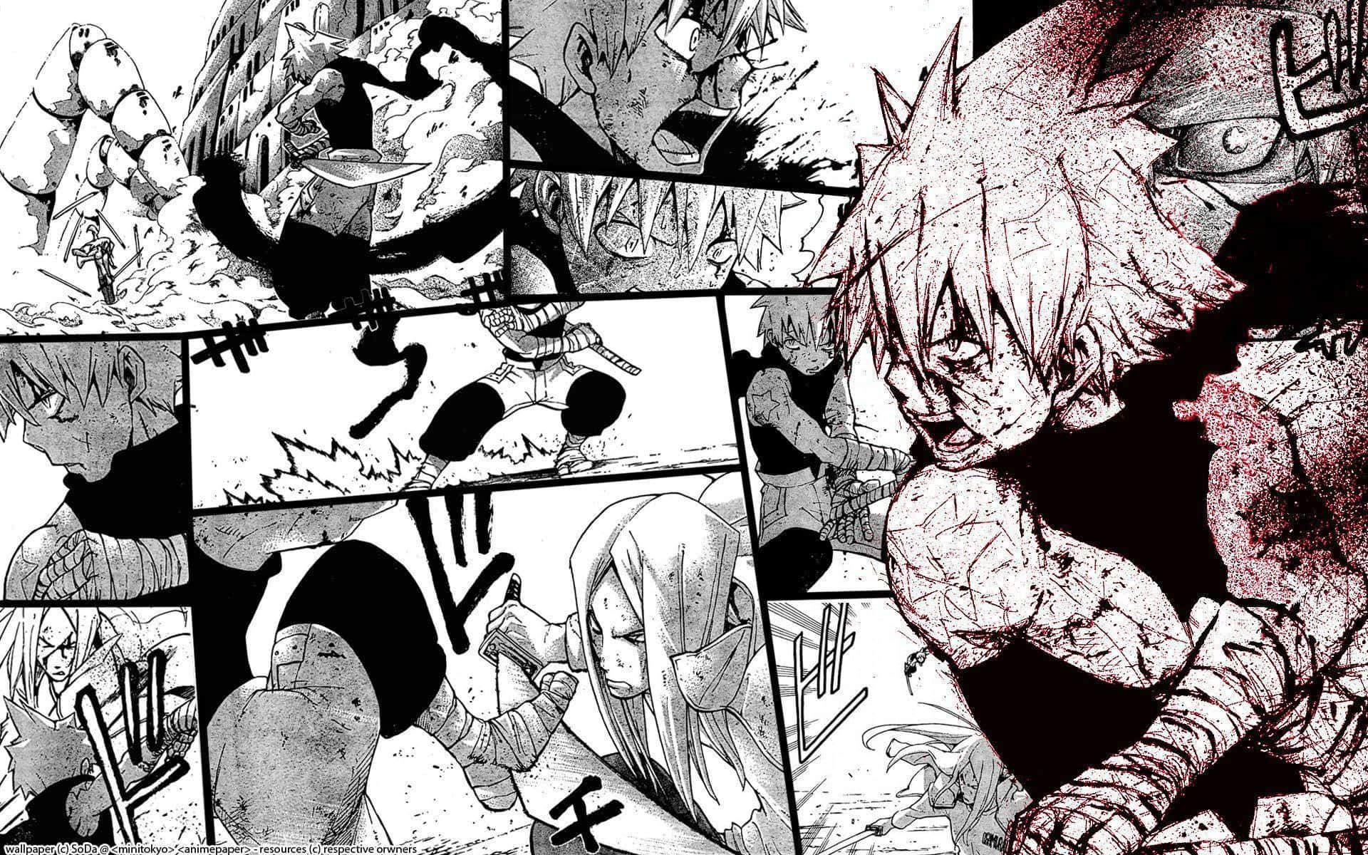 Follow Soul Eater Manga For An Exciting Adventure Background