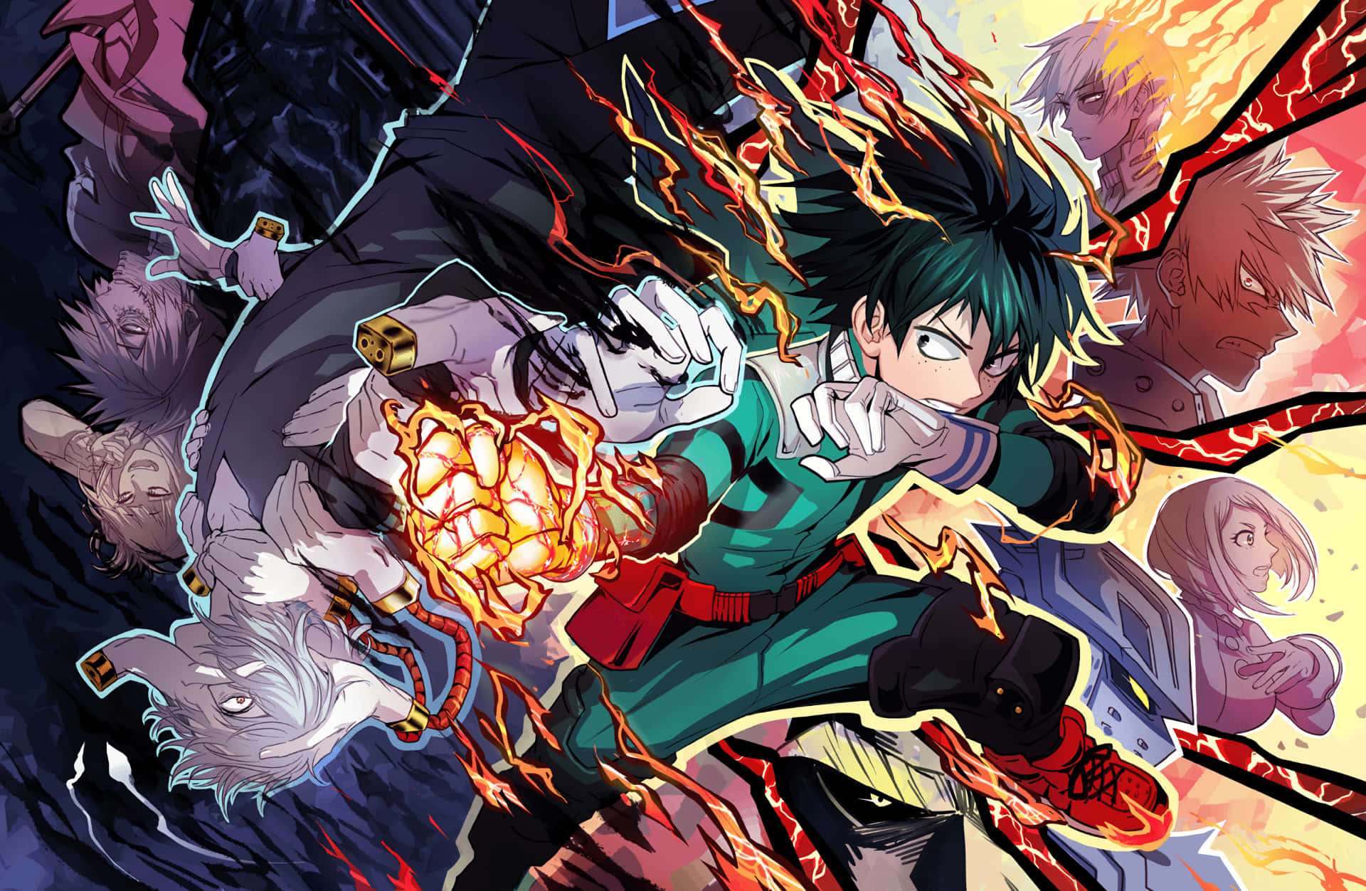 Follow The Dreams Of All Might Background