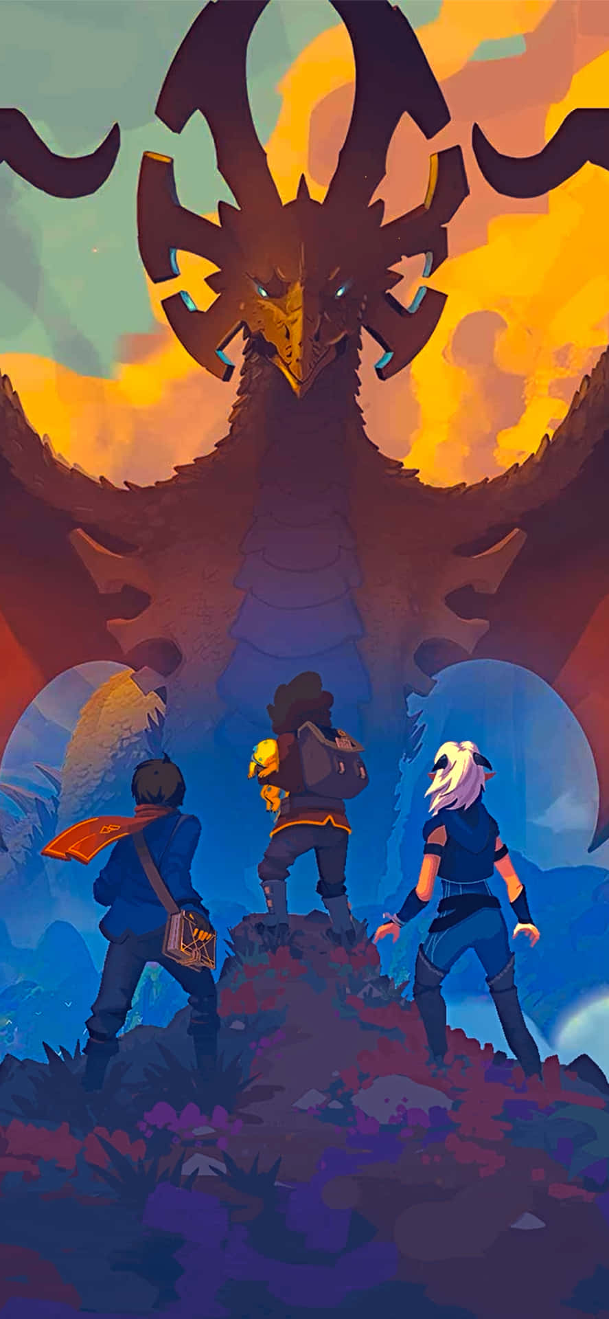 Follow The Mage And Her Chances Of Finding The Dragon Prince Background