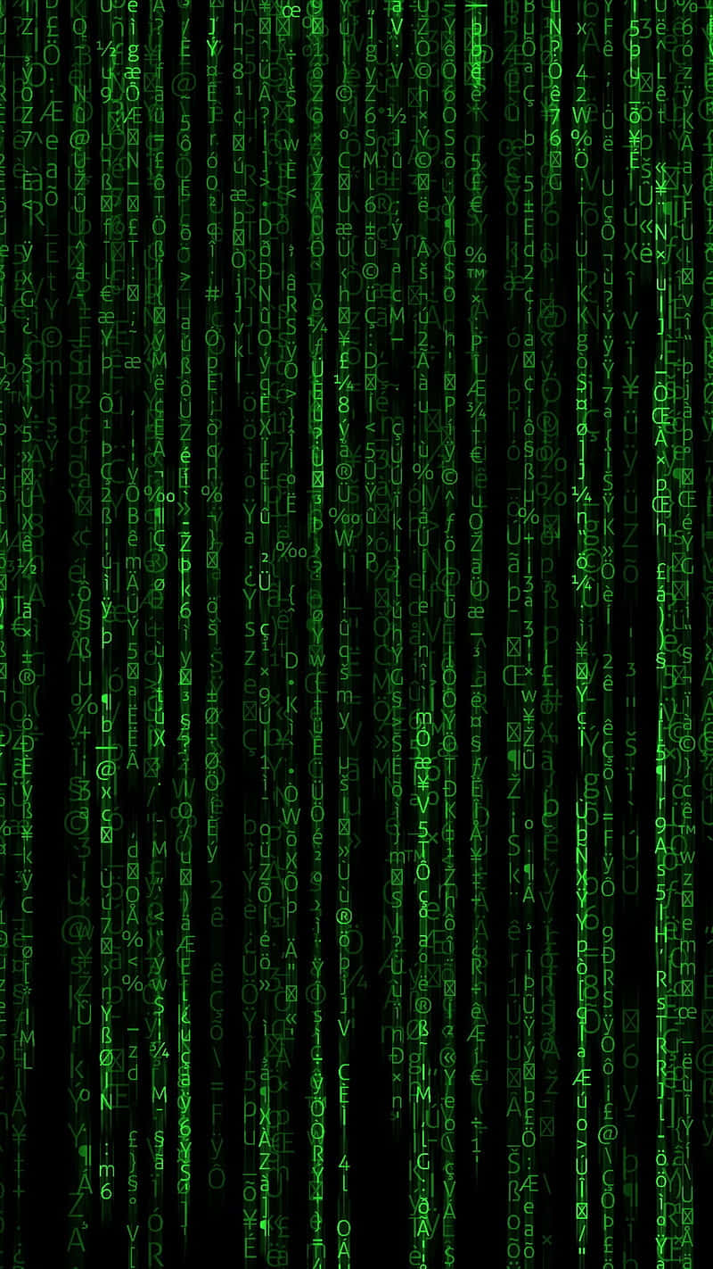 Follow The Matrix Code Background