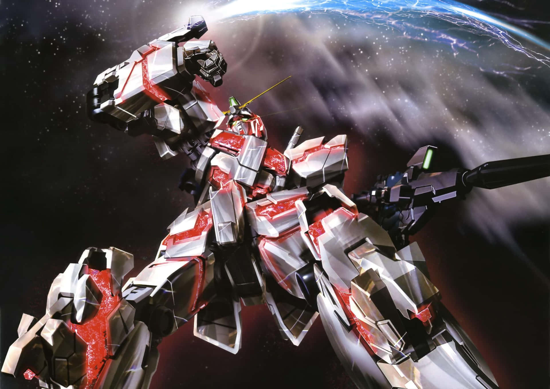 Follow The Path Of Light – Watch Gundam Unicorn Background