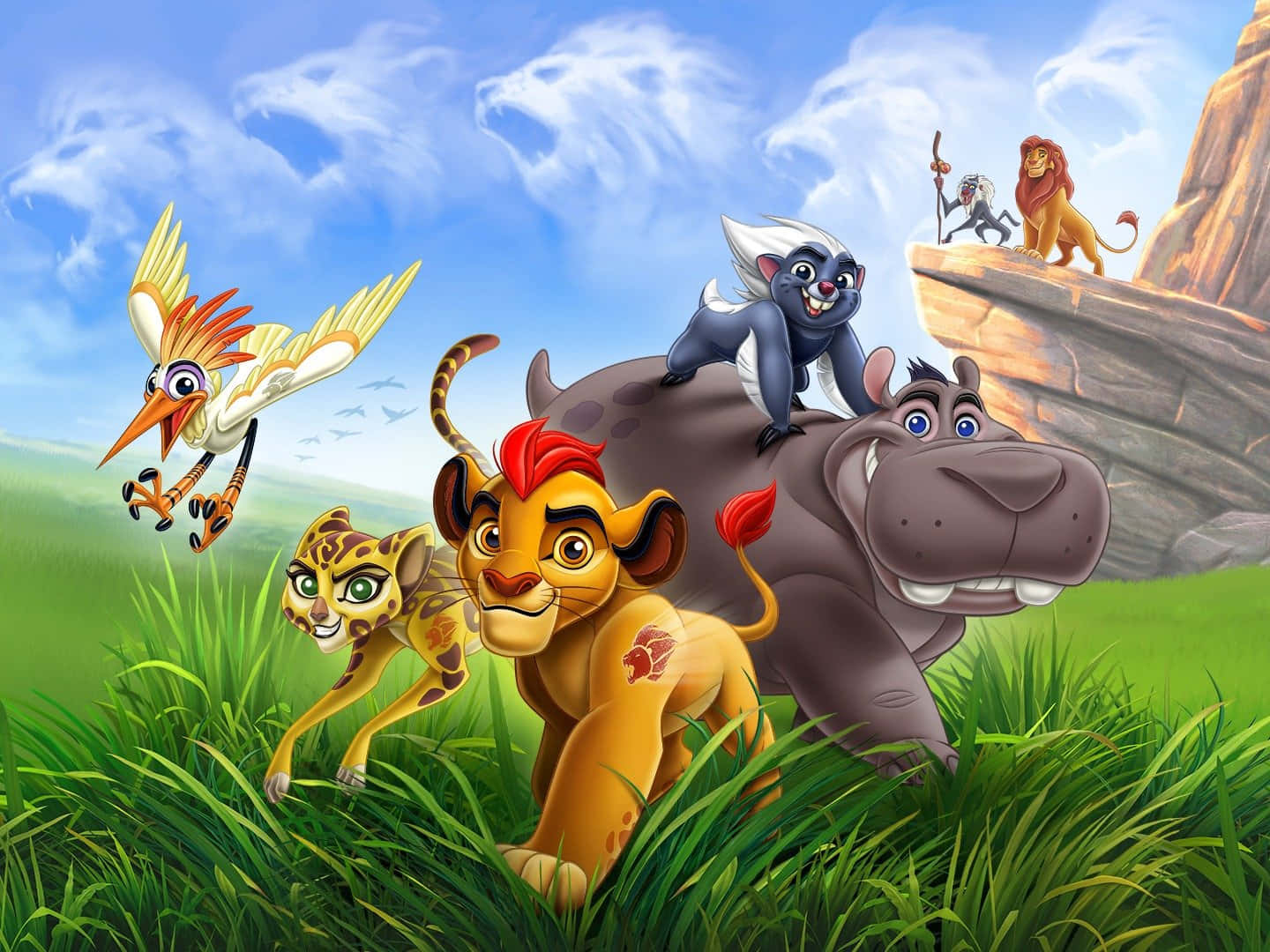 Follow The Roar Of The Lion Guard Background