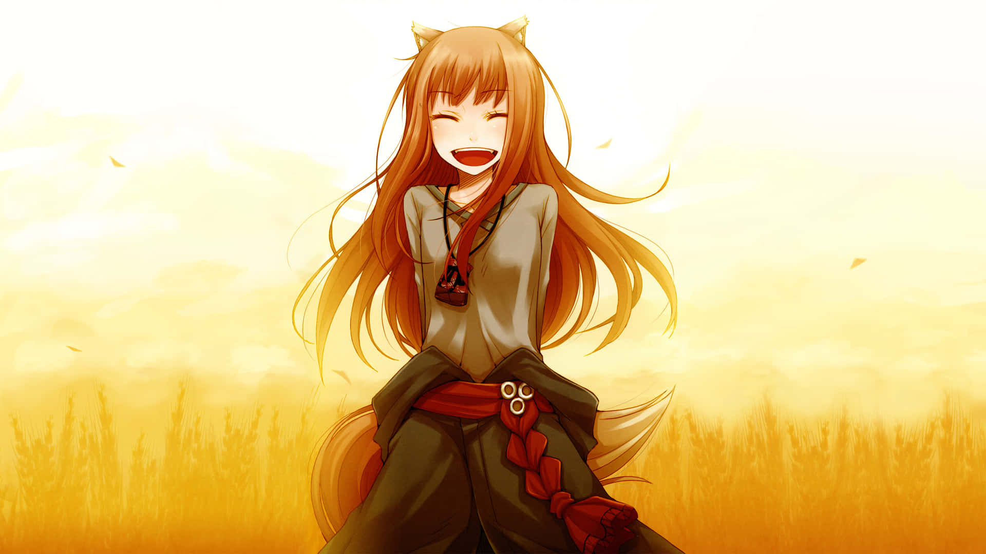 Follow The Story Of Spice And Wolf Background