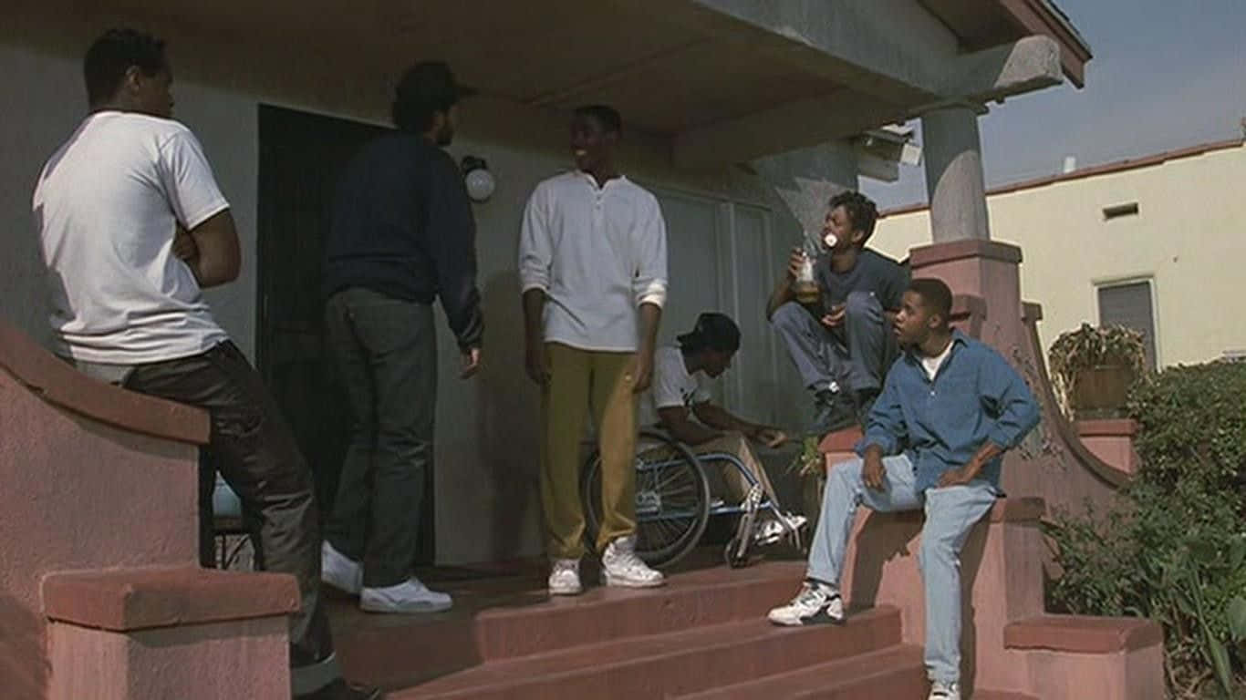 Follow The Story Of Three Childhood Friends In The 1991 Classic Drama, Boyz N The Hood Background