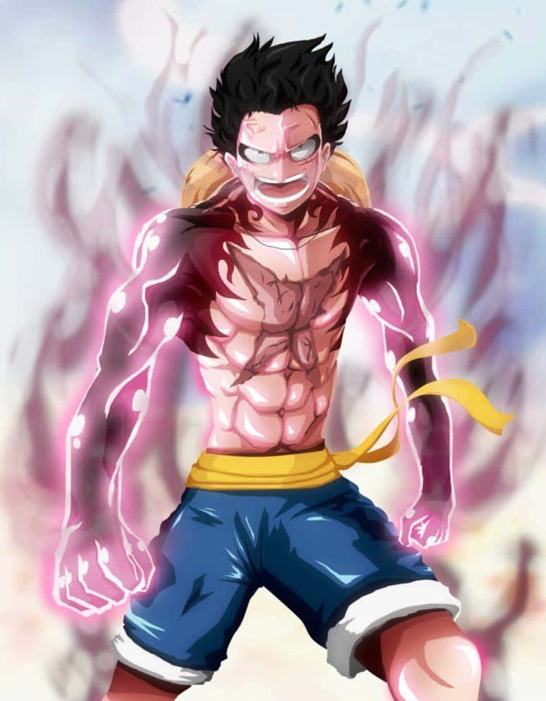 Follow The Strawhat In Luffy Gear 5 Background