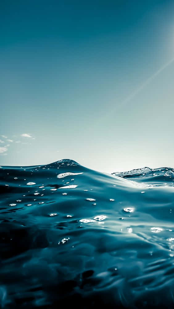 Follow The Waves For An Aesthetic Journey Background