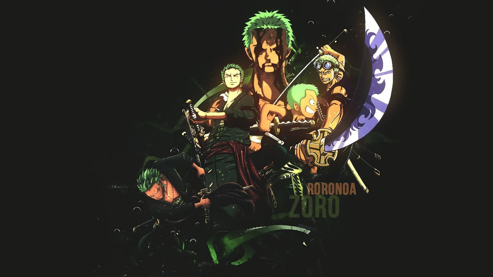 Follow Zoro On His Travels As He Works To Become The World’s Greatest Swordsman. Background