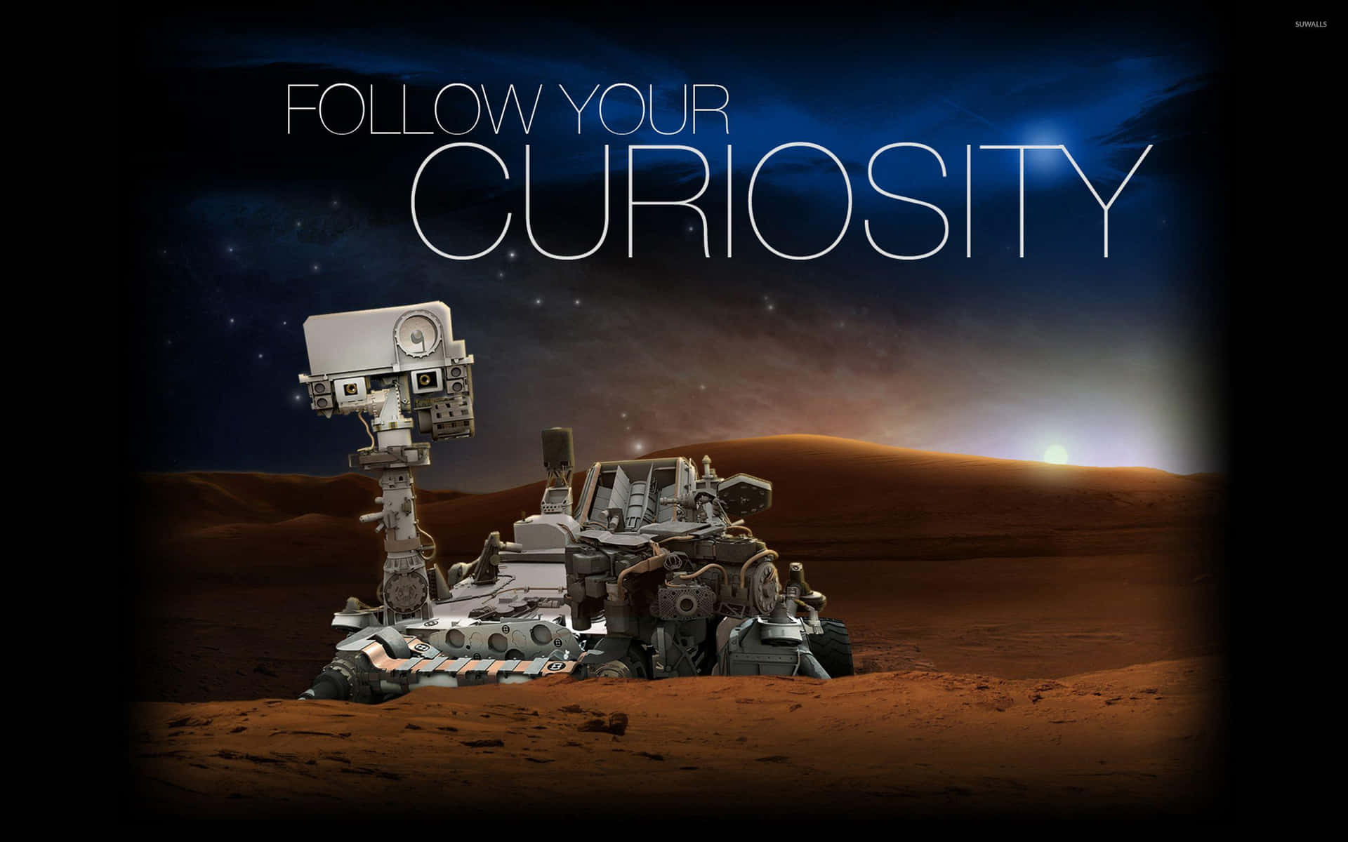 Following Curiosity Background