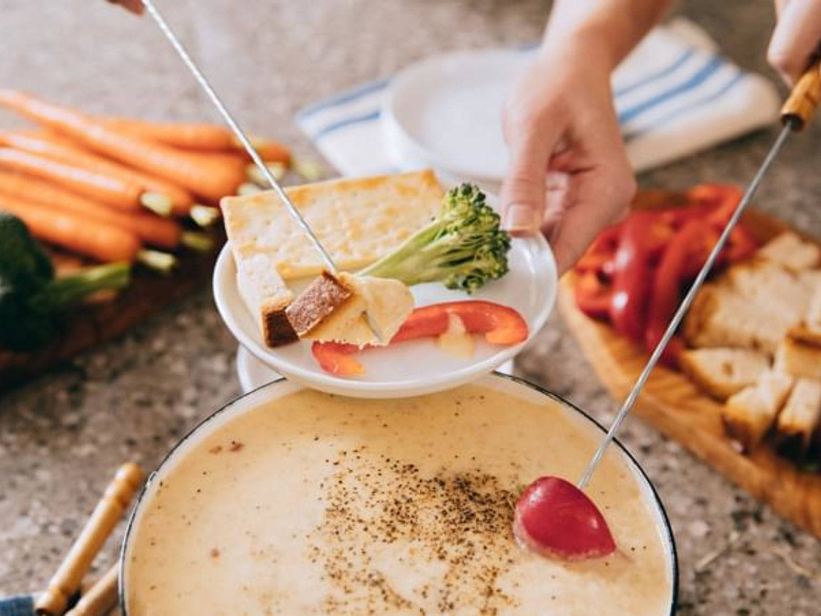 Fondue And Radish