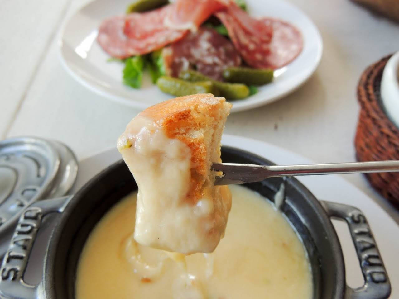 Fondue And Salami