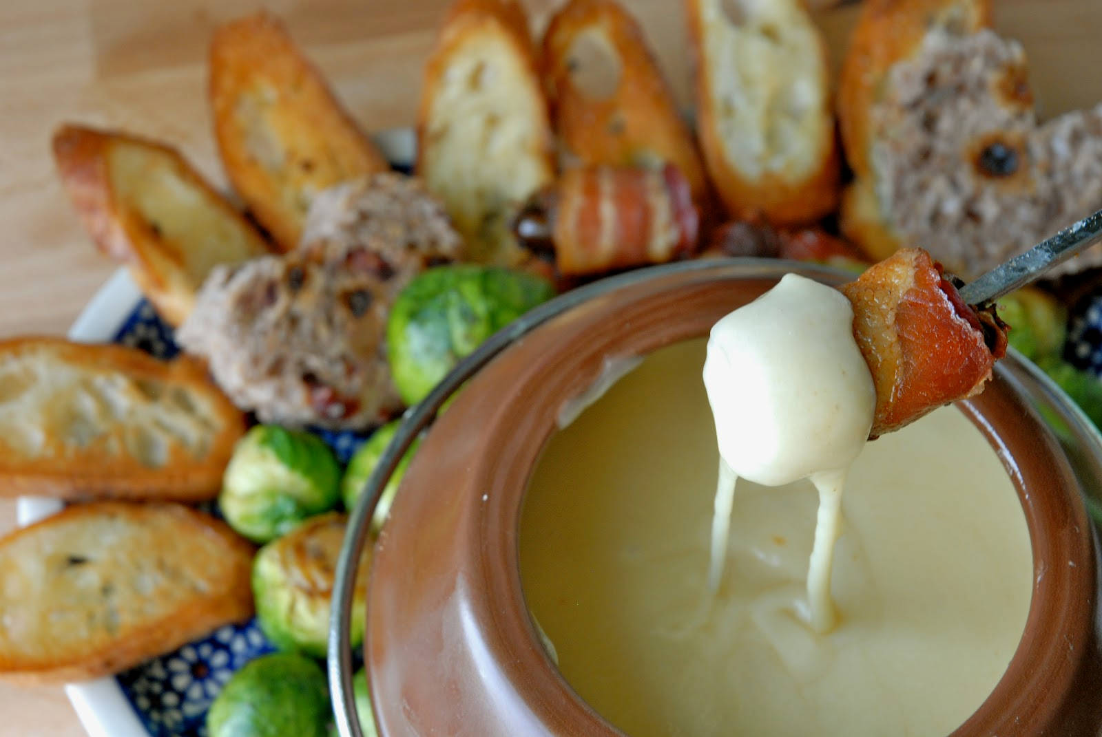 Fondue Toasted Bread