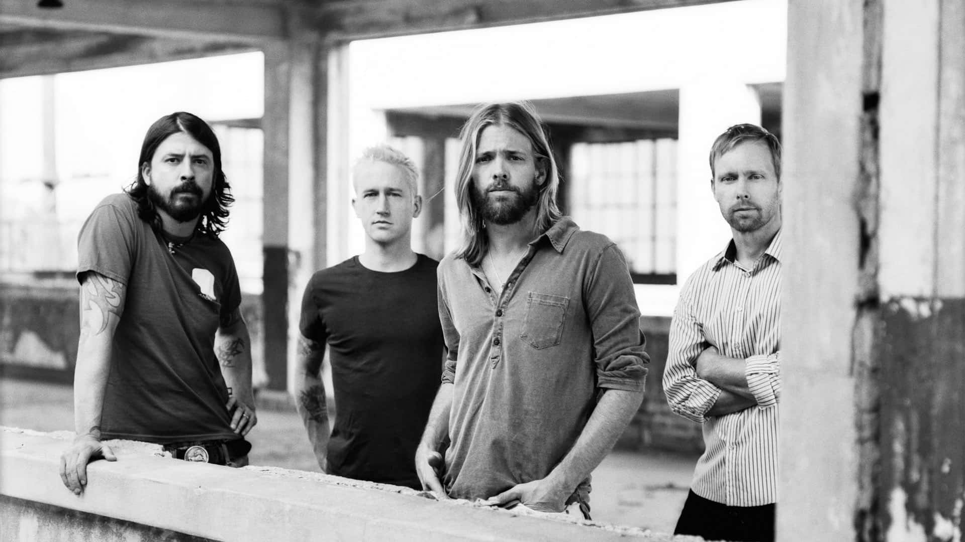 Foo Fighters Band Monochrome