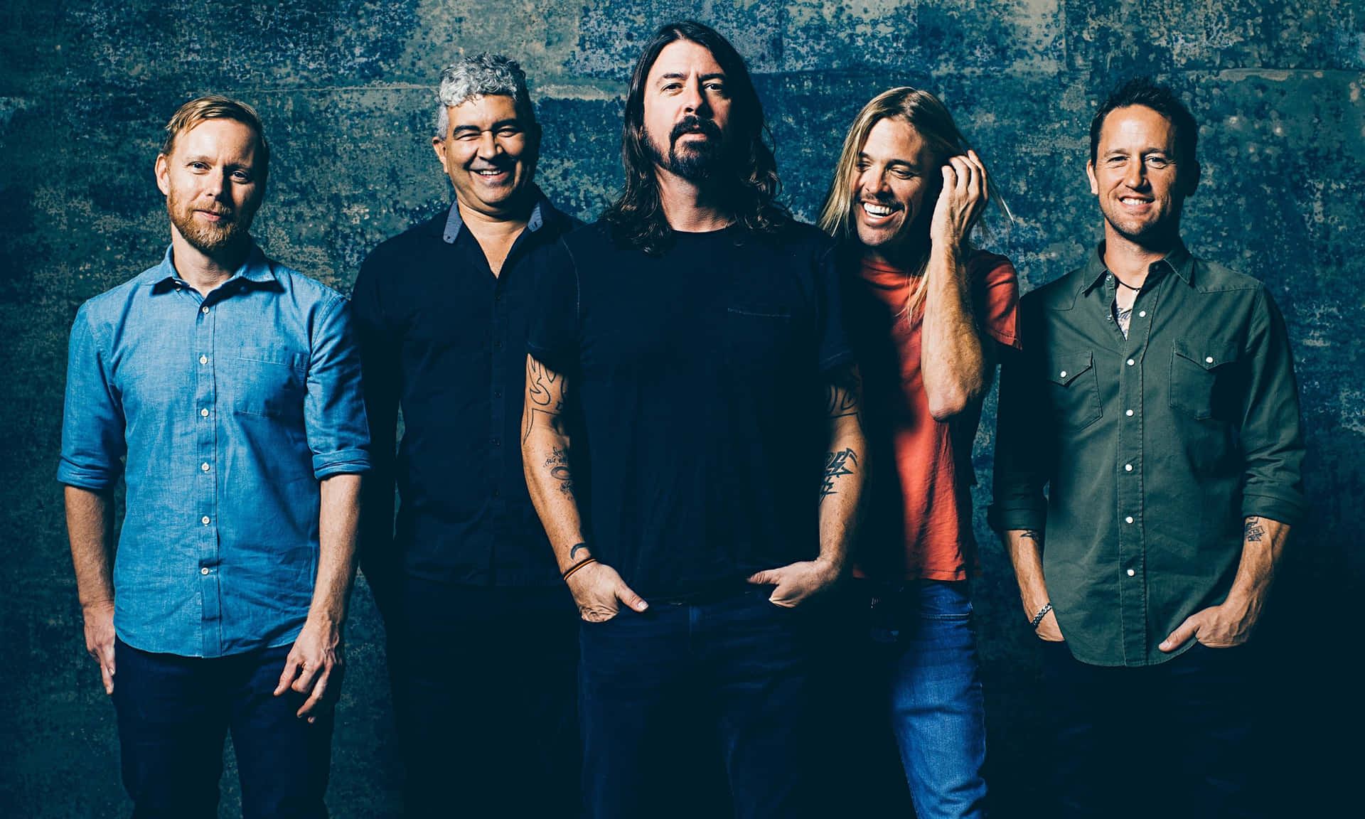 Foo Fighters Band Portrait Background