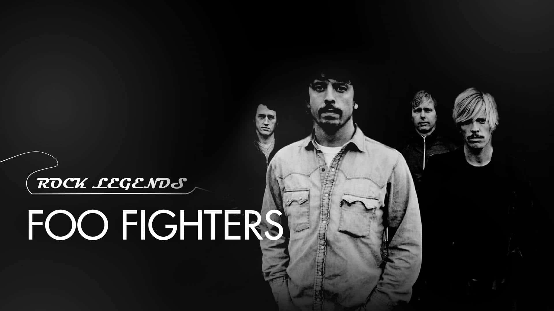 Foo Fighters Rock Legends Band Portrait Background