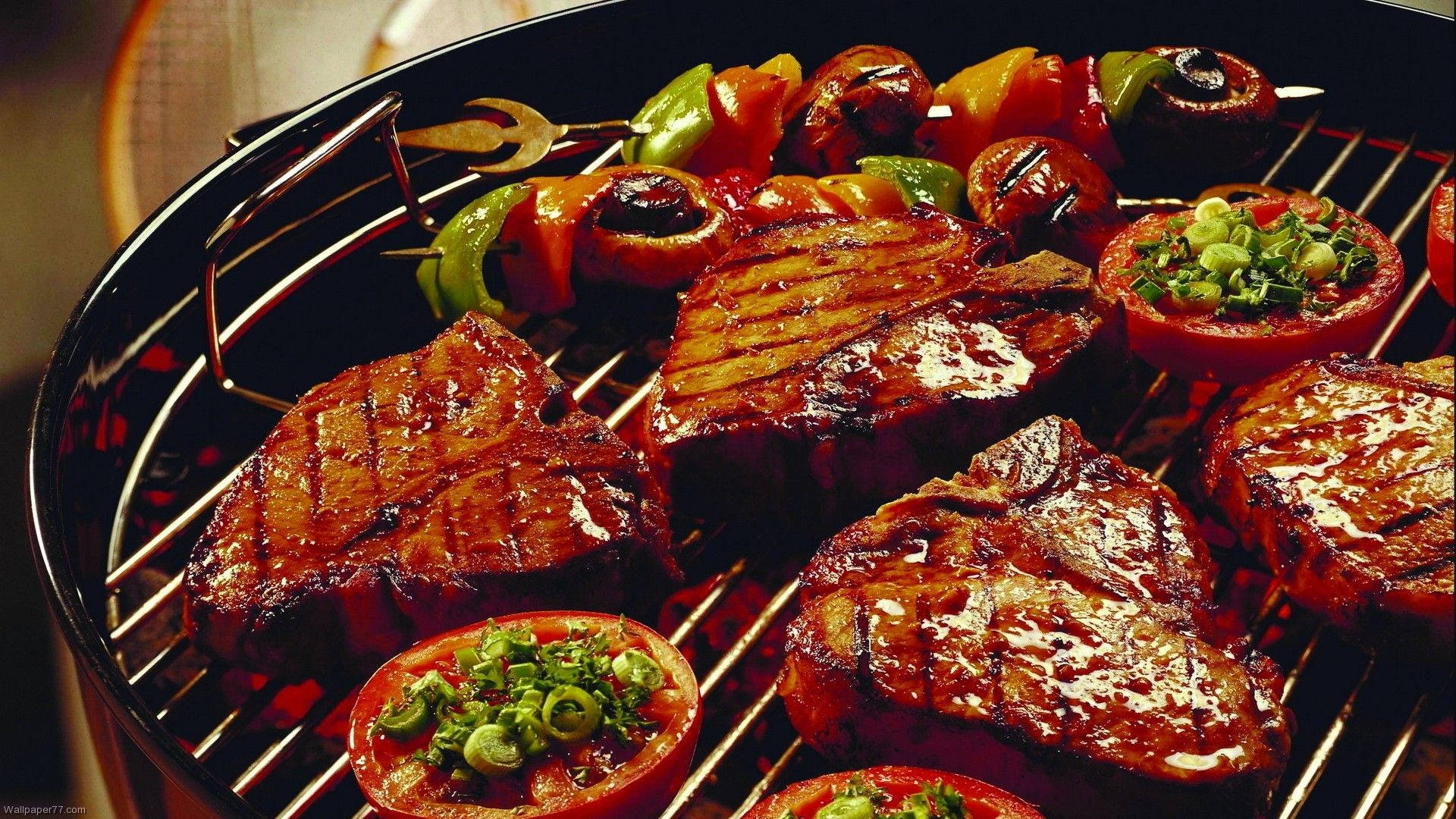 Food Barbecue Grill Background
