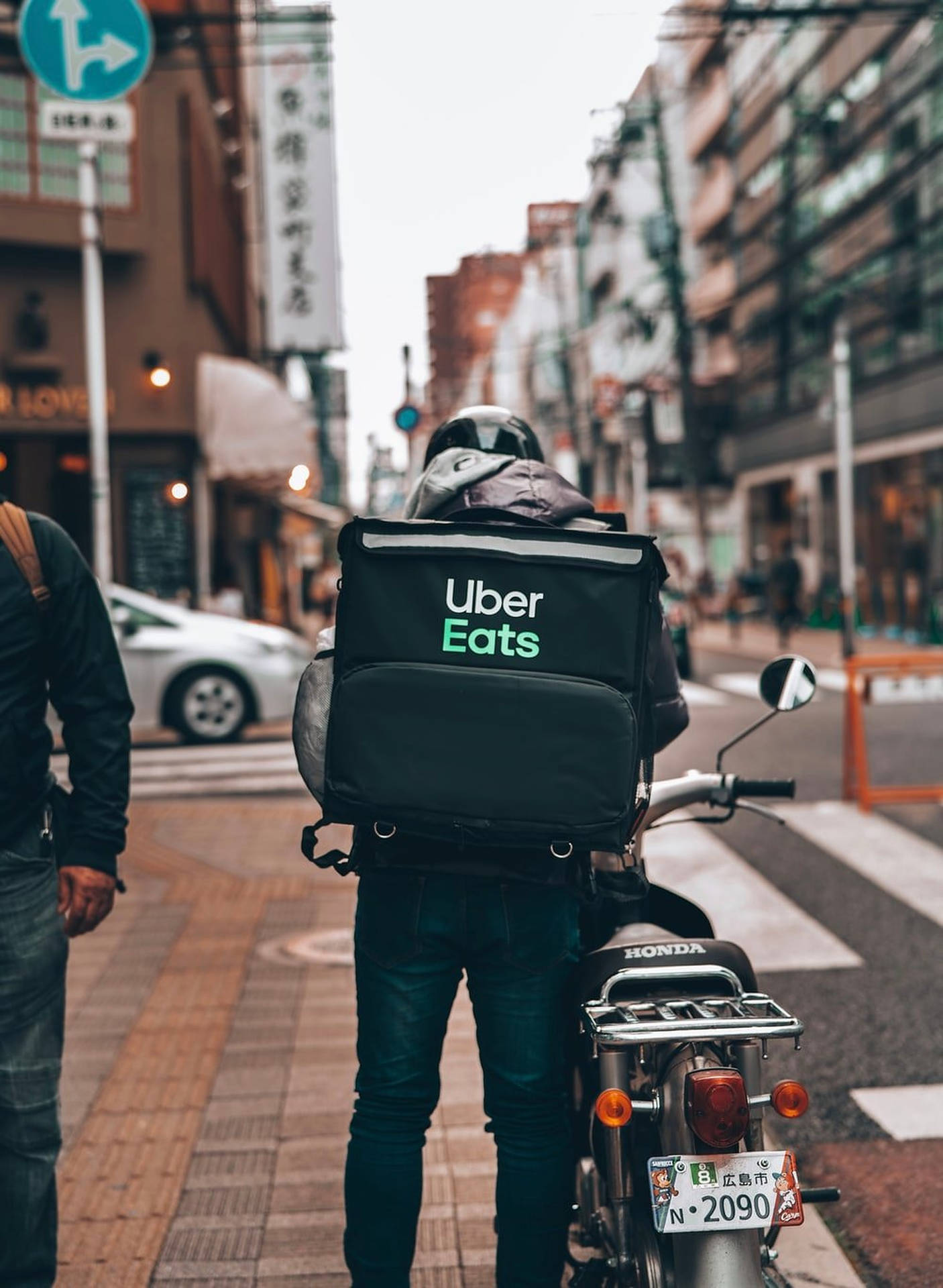 Food Delivery Uber Eats Background