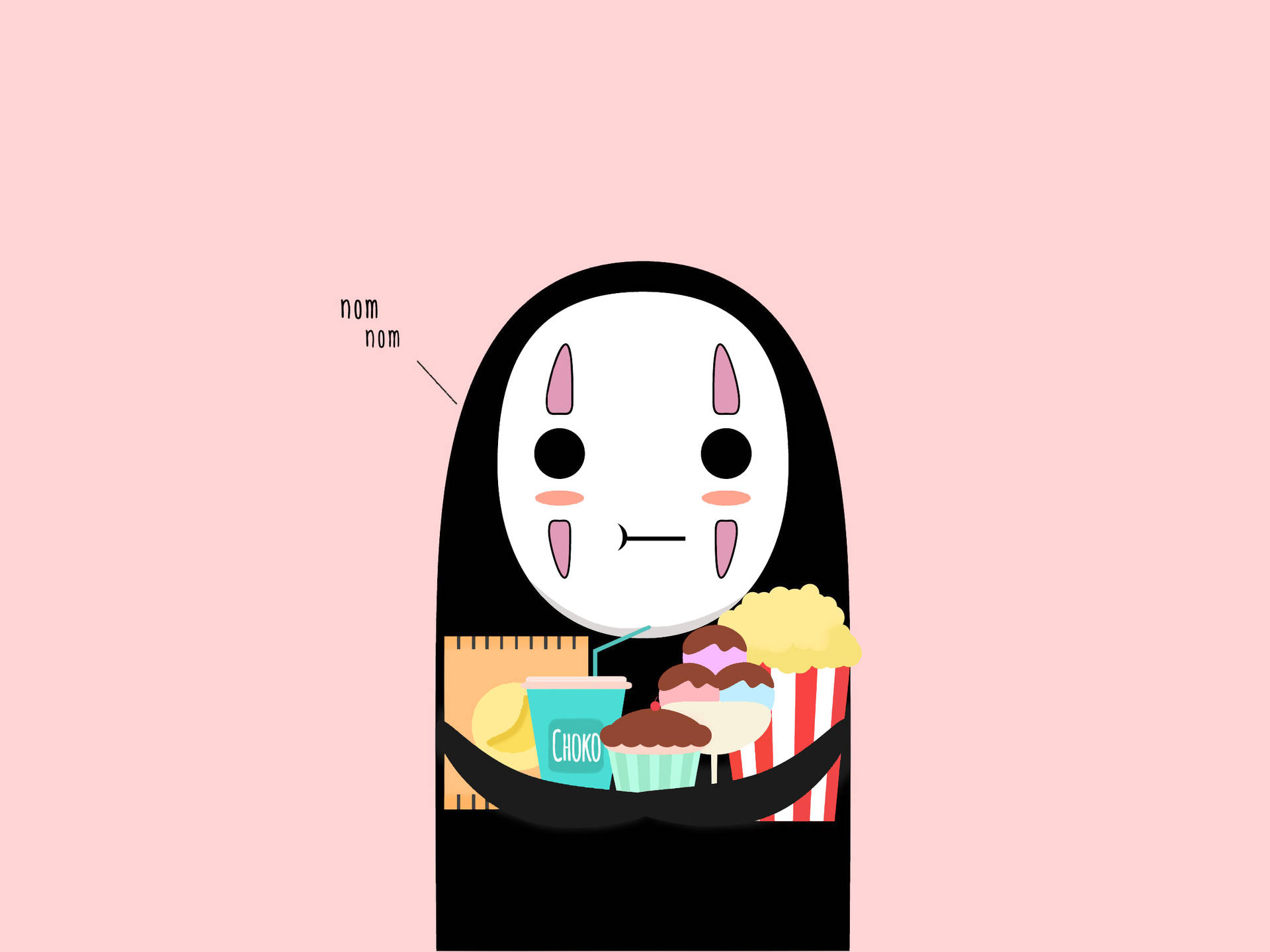 Foodie No-face Background