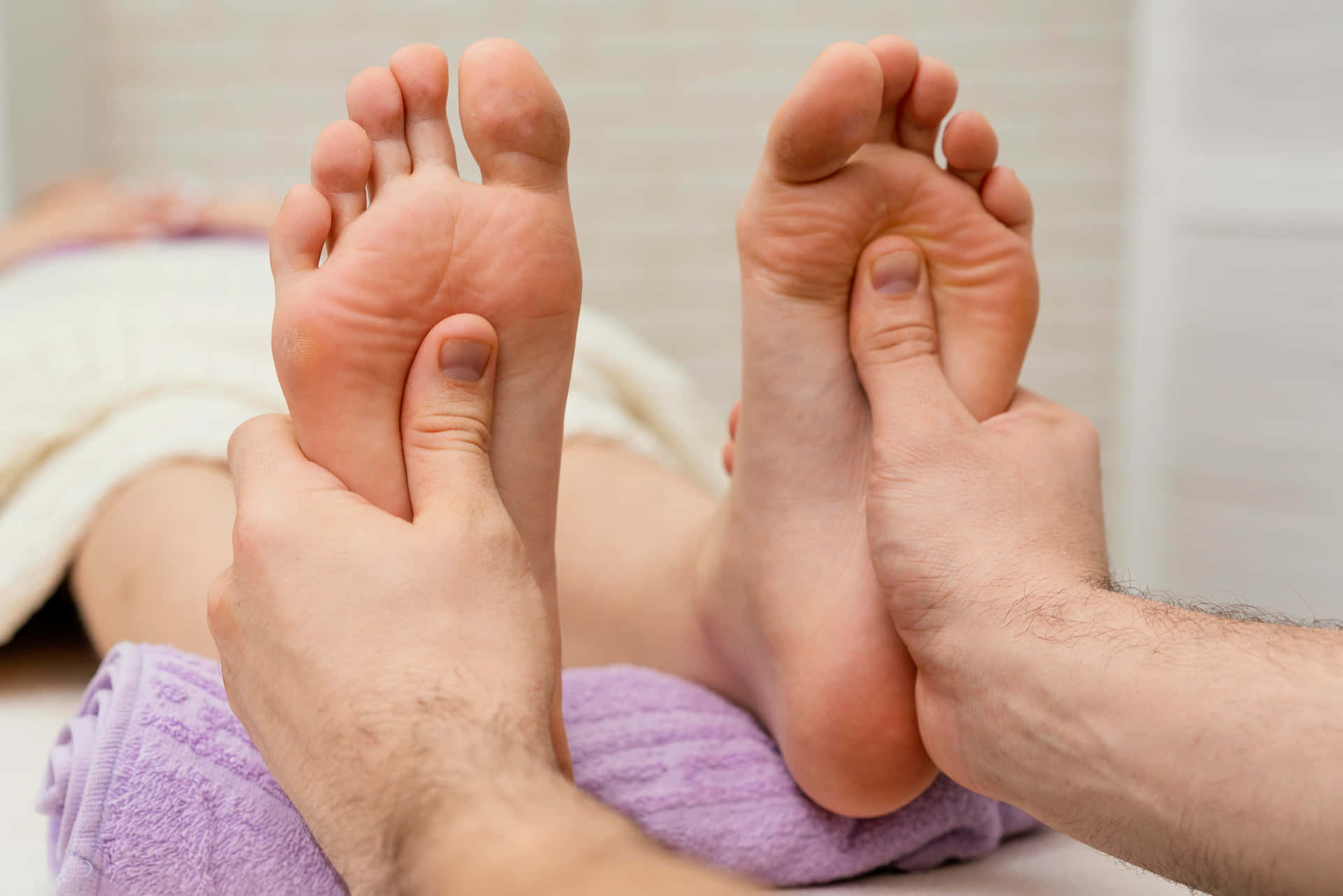 Foot Sole Massage Background