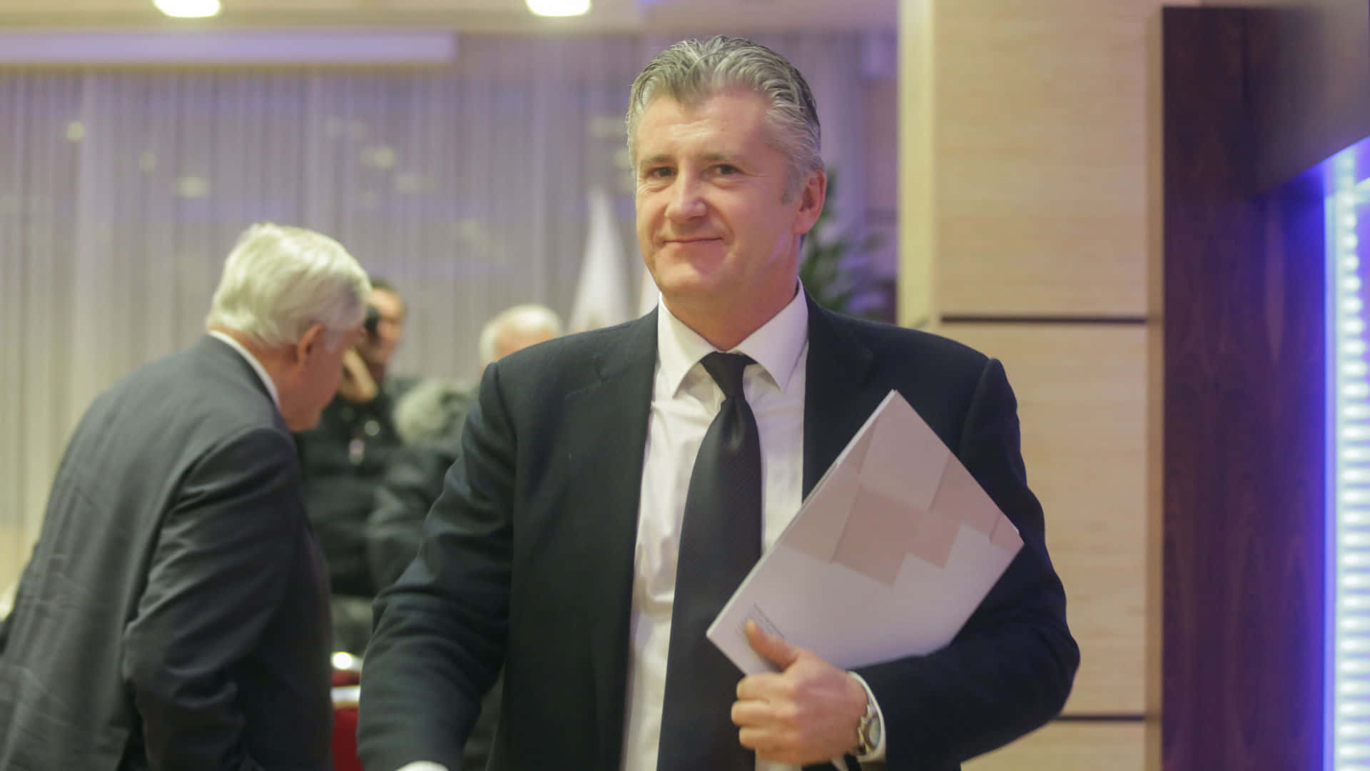 Football Administrator Davor Suker Event Background