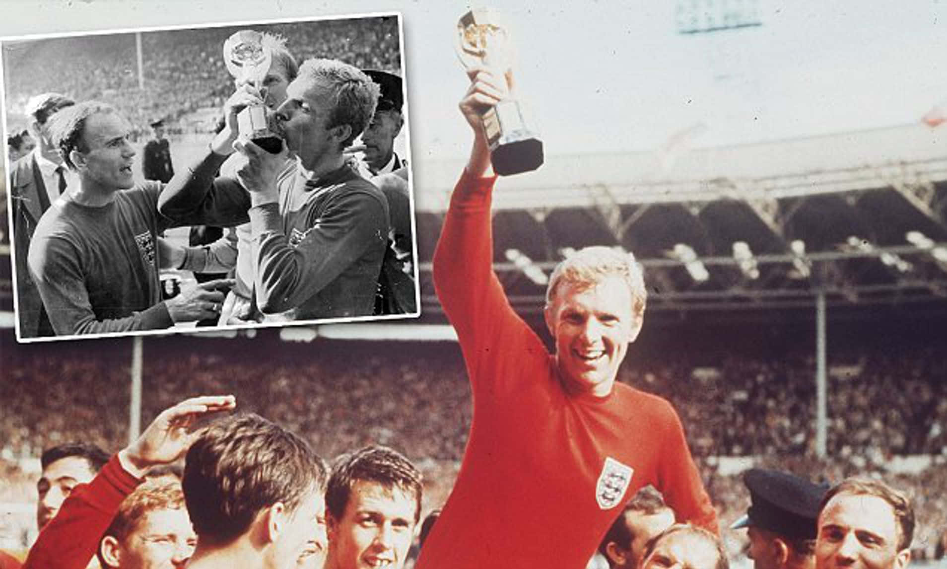 Football Athlete Bobby Moore Background